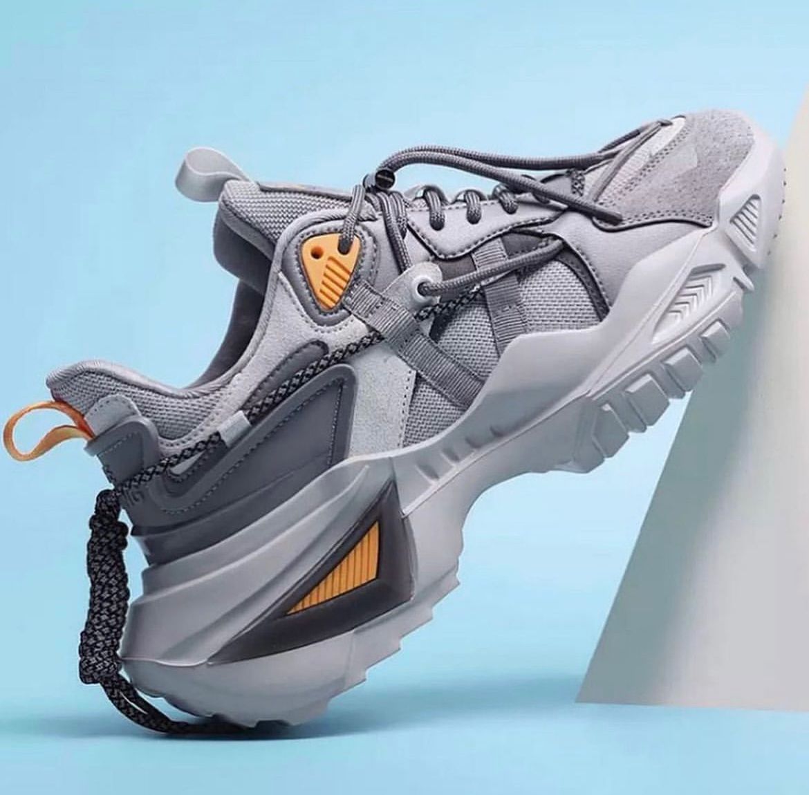 Grey Chunky Sneakers