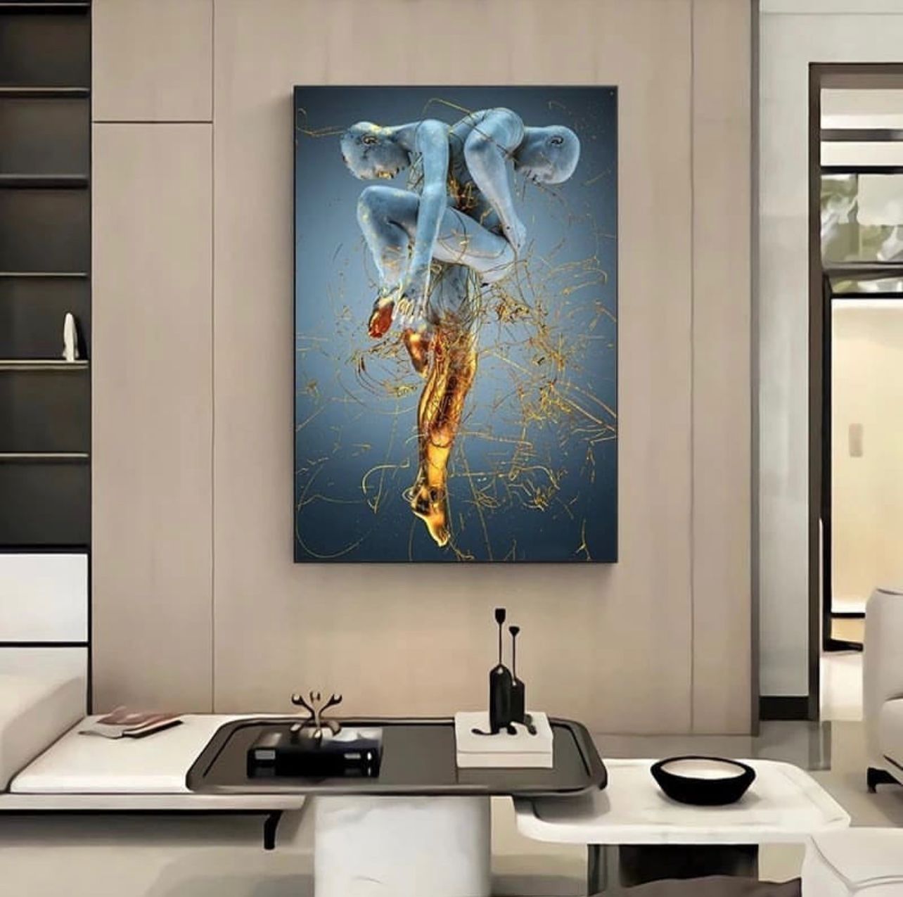 Abstract Body Art Canvas