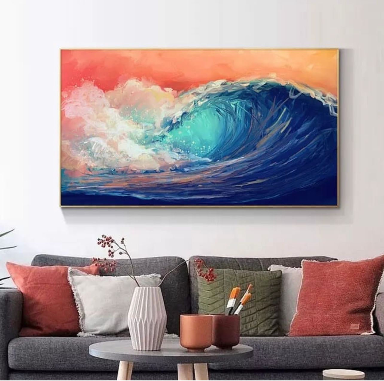 Colorful Landscape Canvas Painting