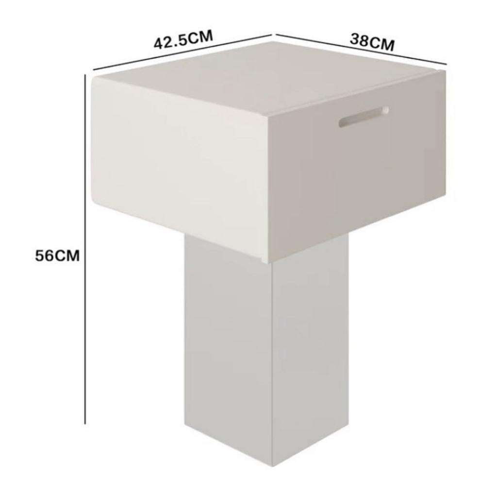 Mirror Bedside Cabinet