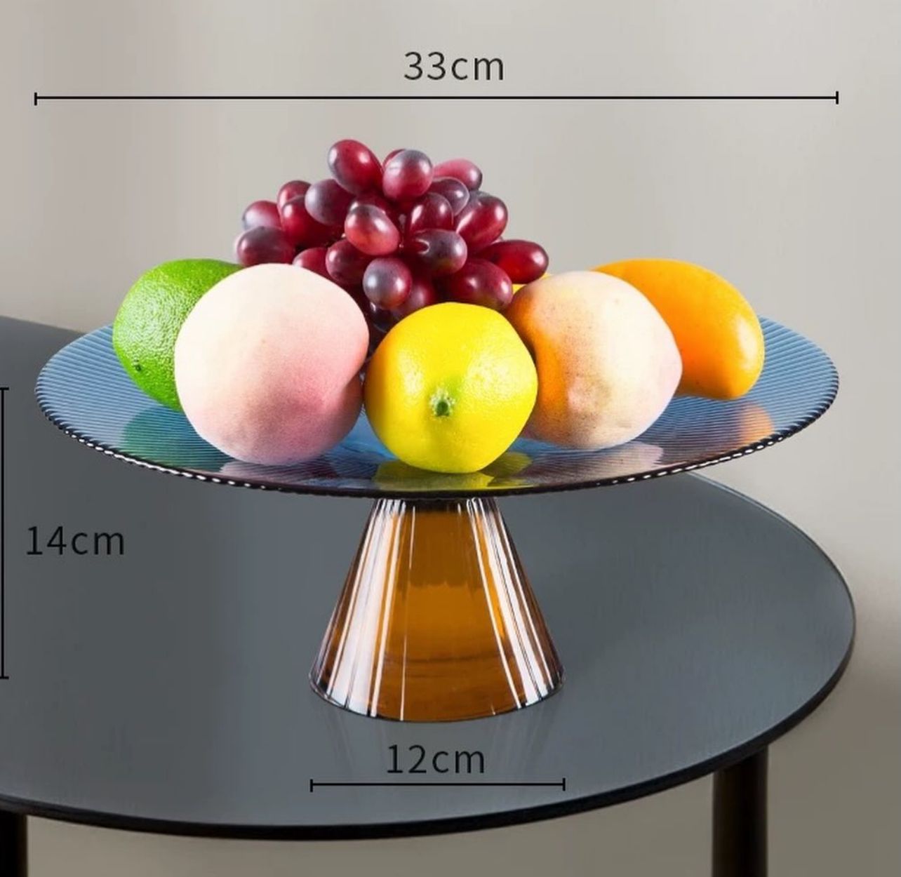 Glass Fruit Plate