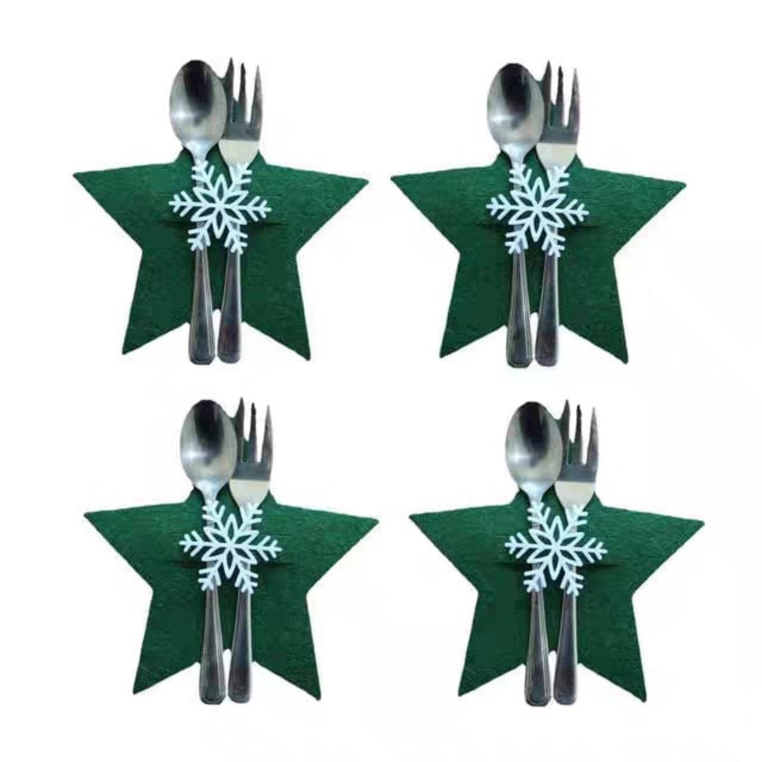 Christmas Knife and fork holder