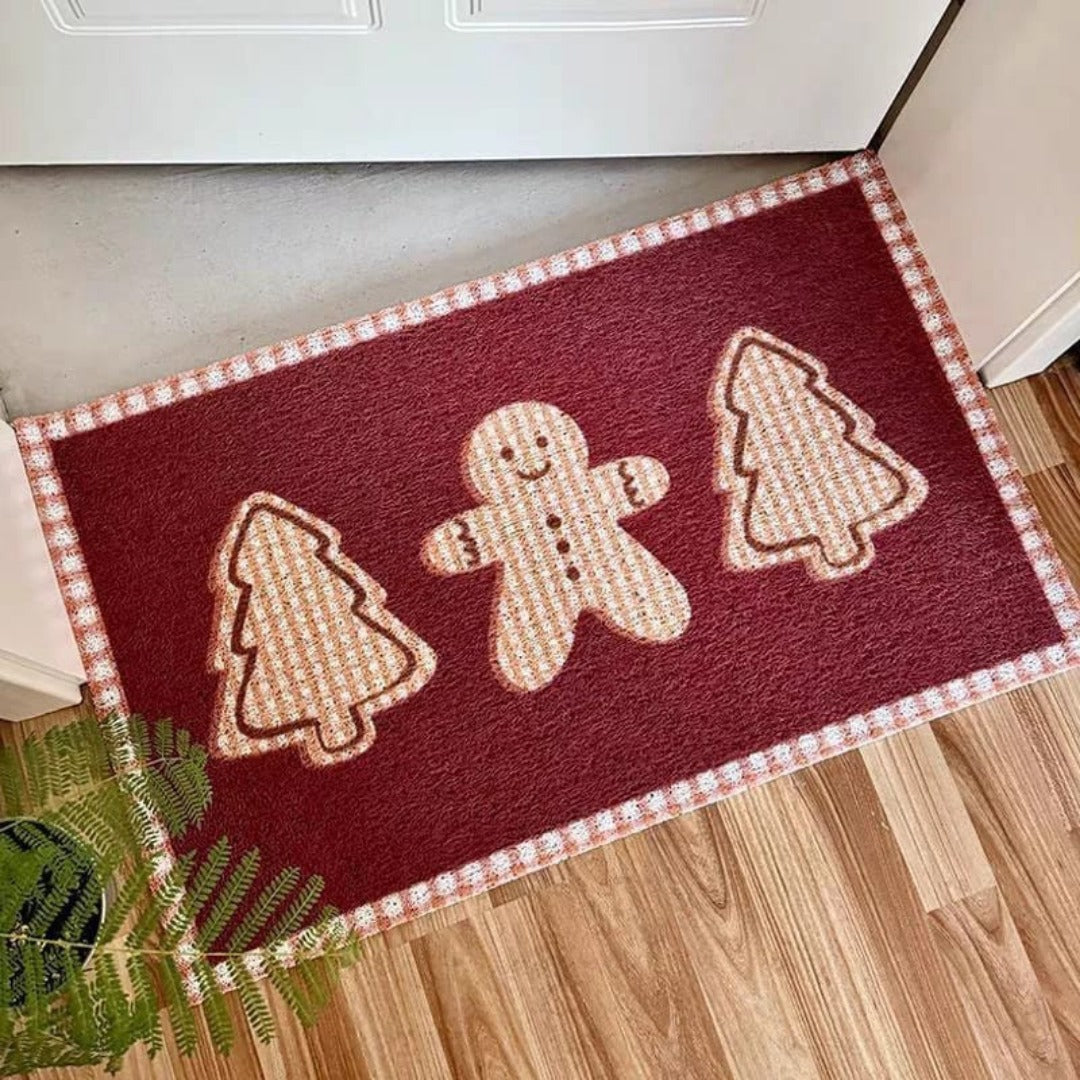 Christmas entrance carpet