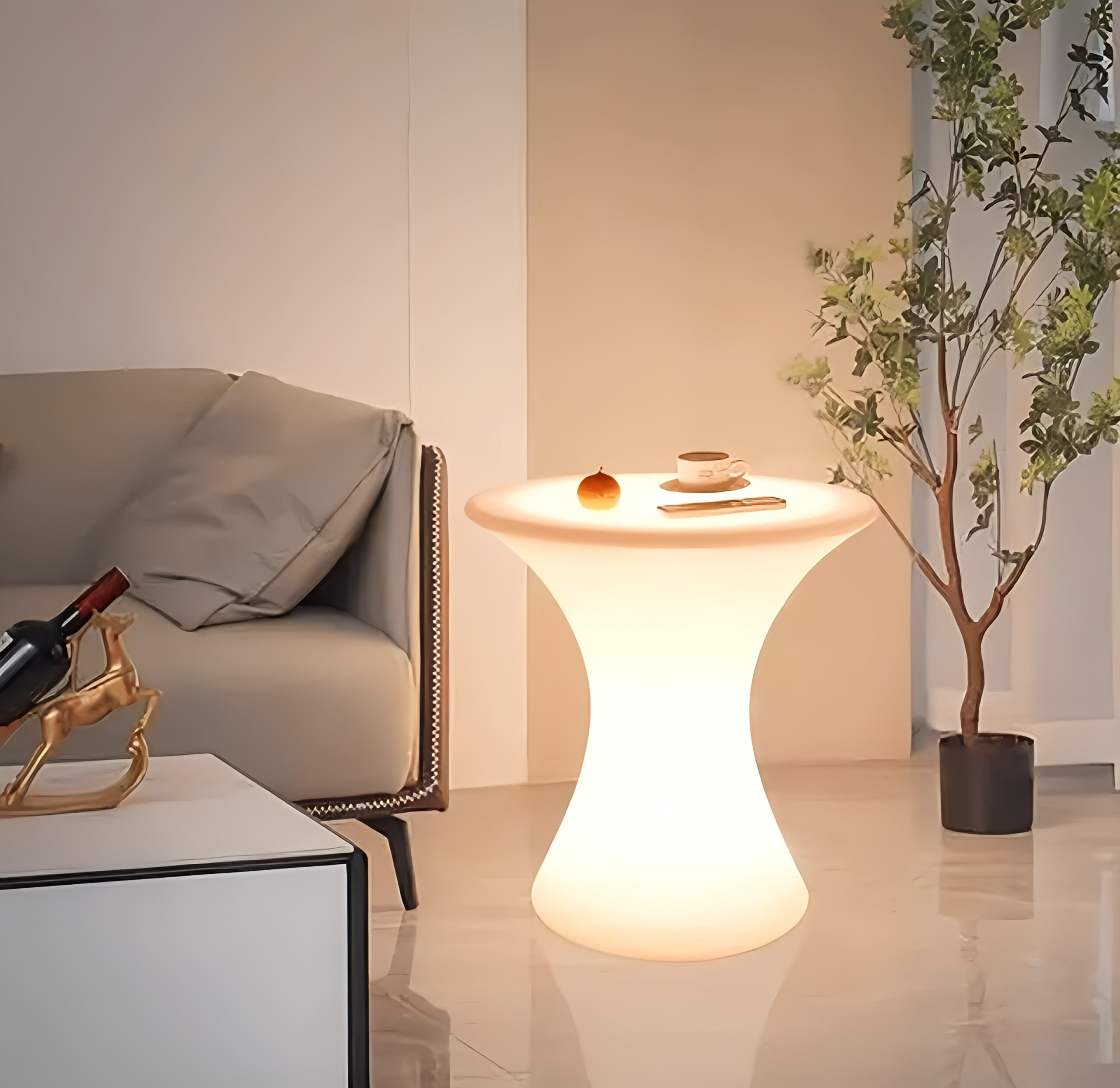 Side Lamp Table