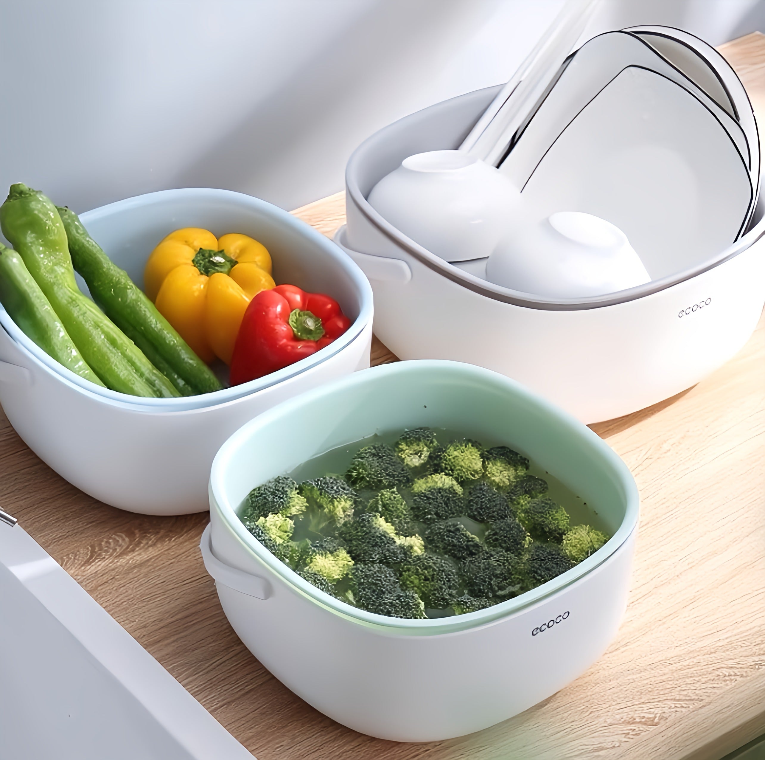 Ecoco vegetable washing basket