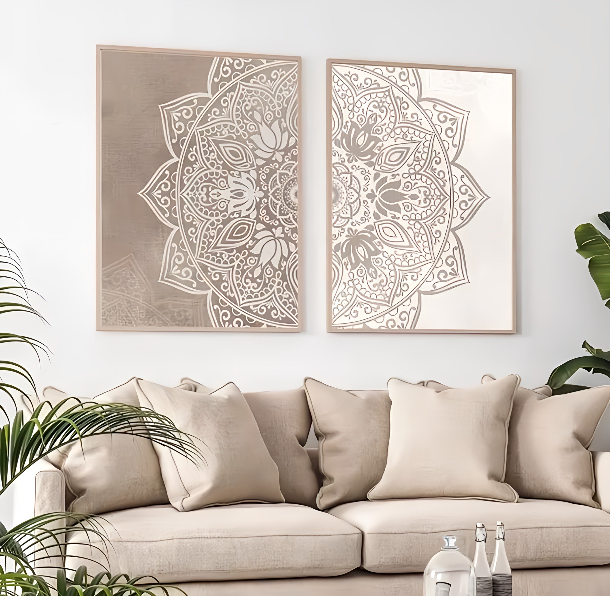 Mandala Flower Painting