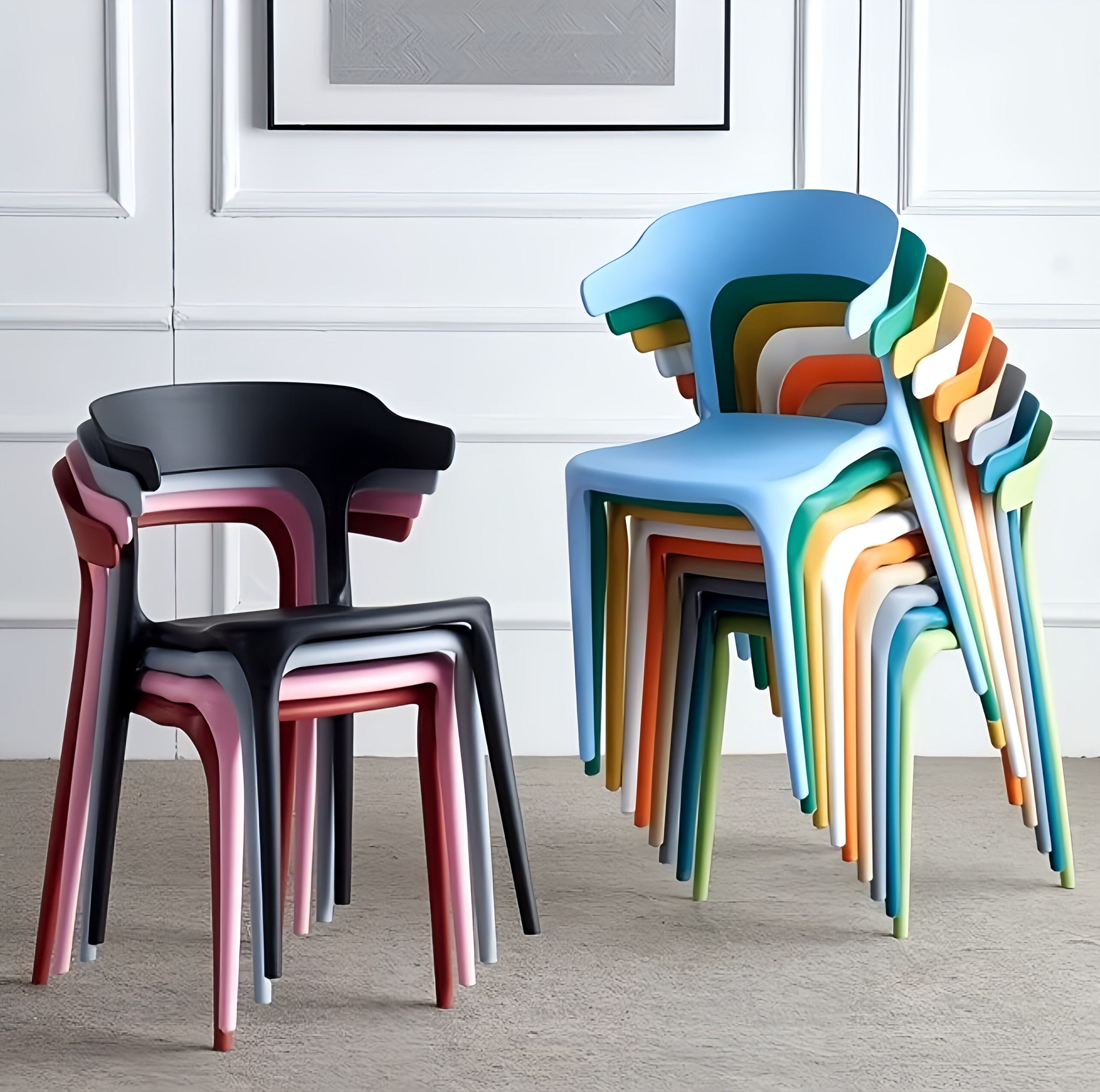 Unique colorful Chairs!