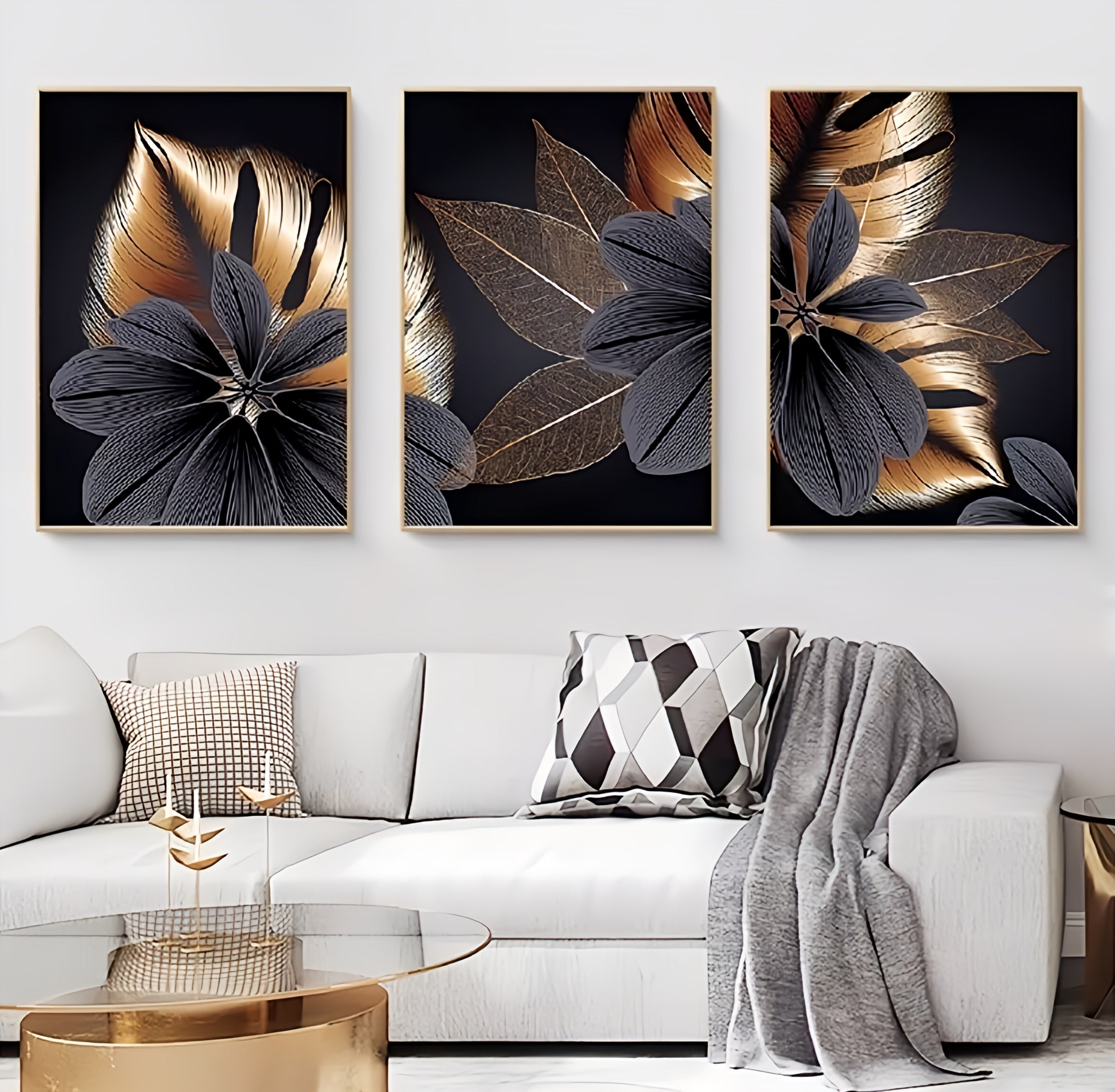 Golden Leaf Painting