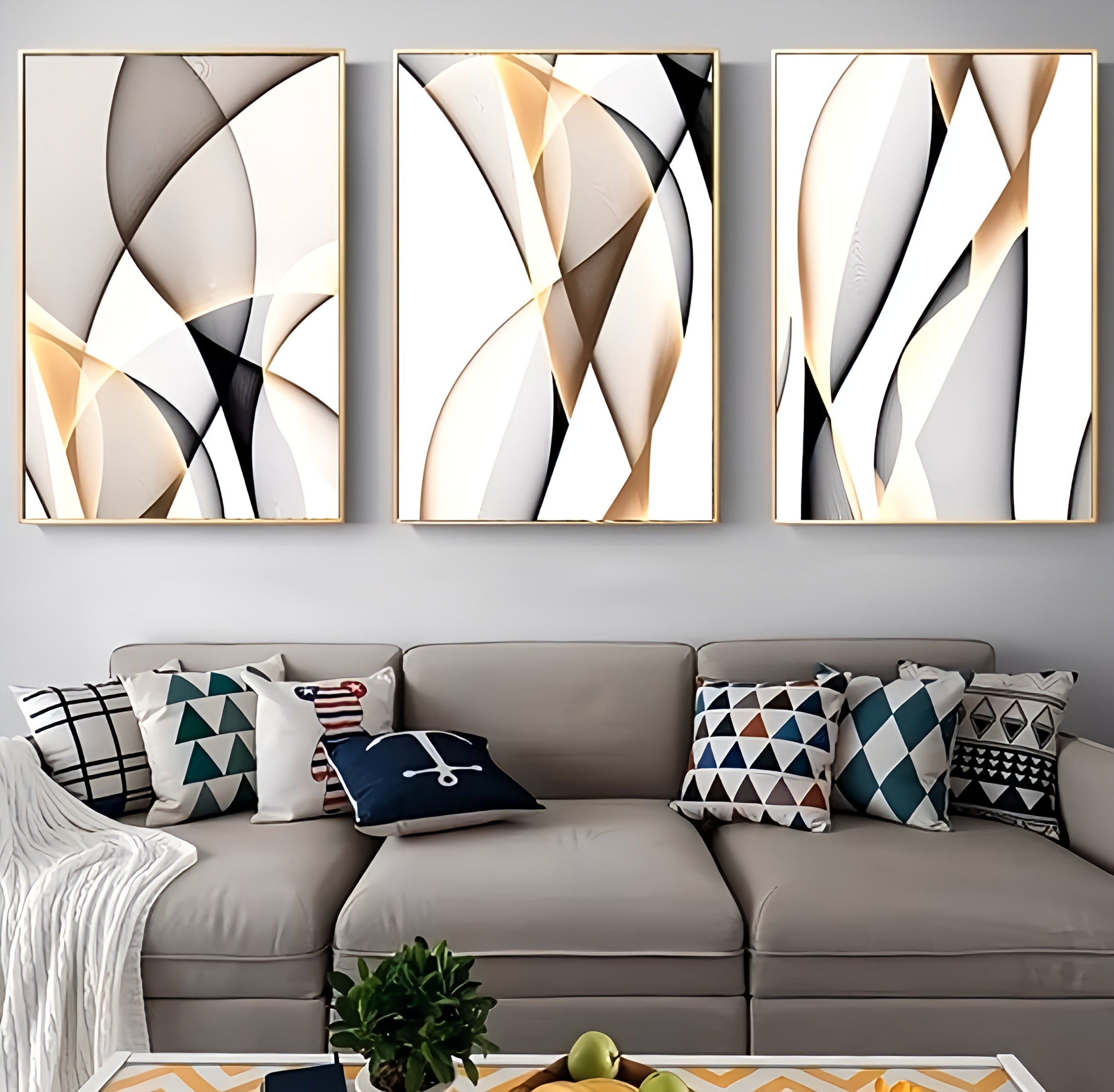 Abstract Canvas Painting