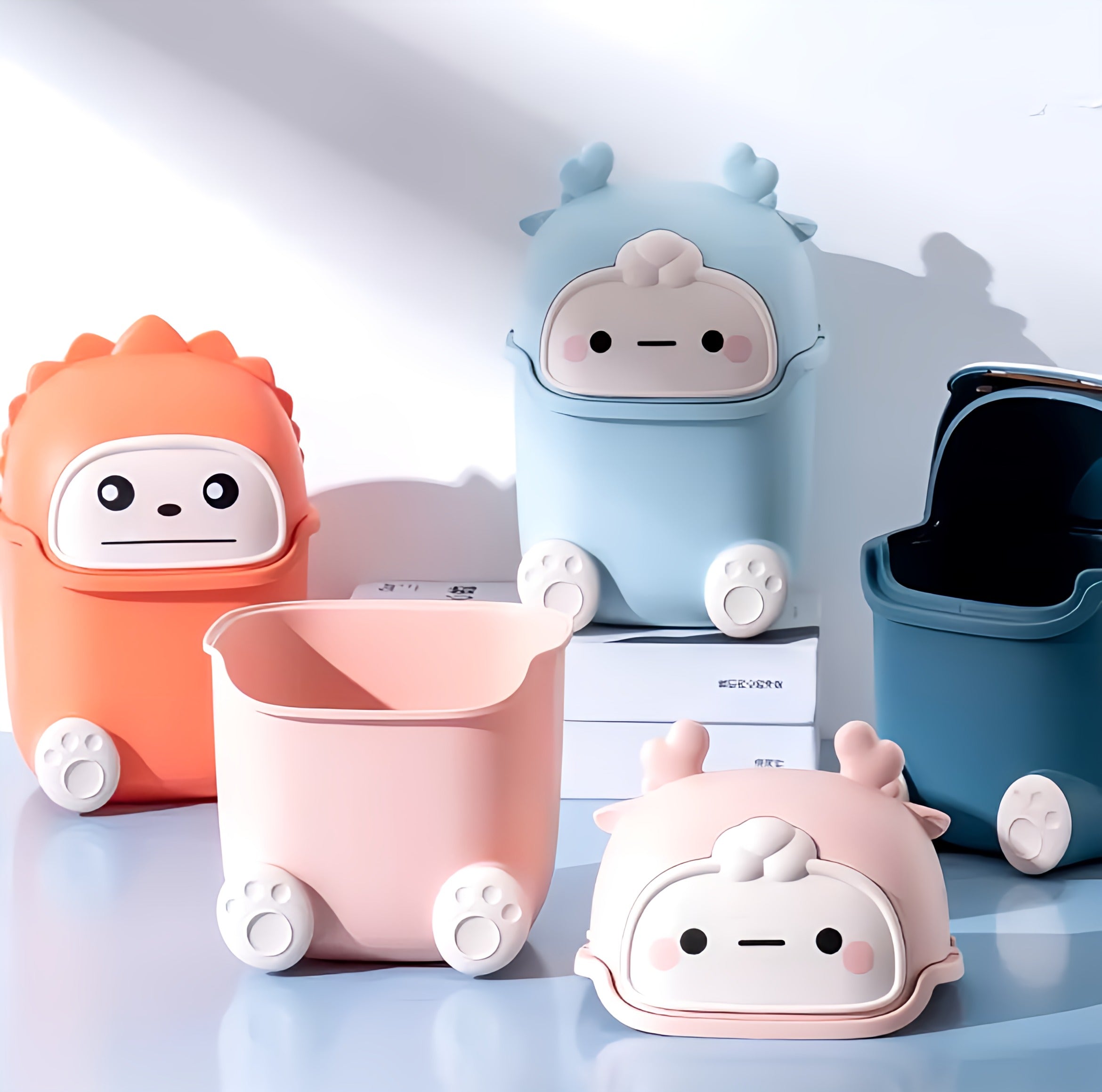 Kids' Desktop Trash Bin