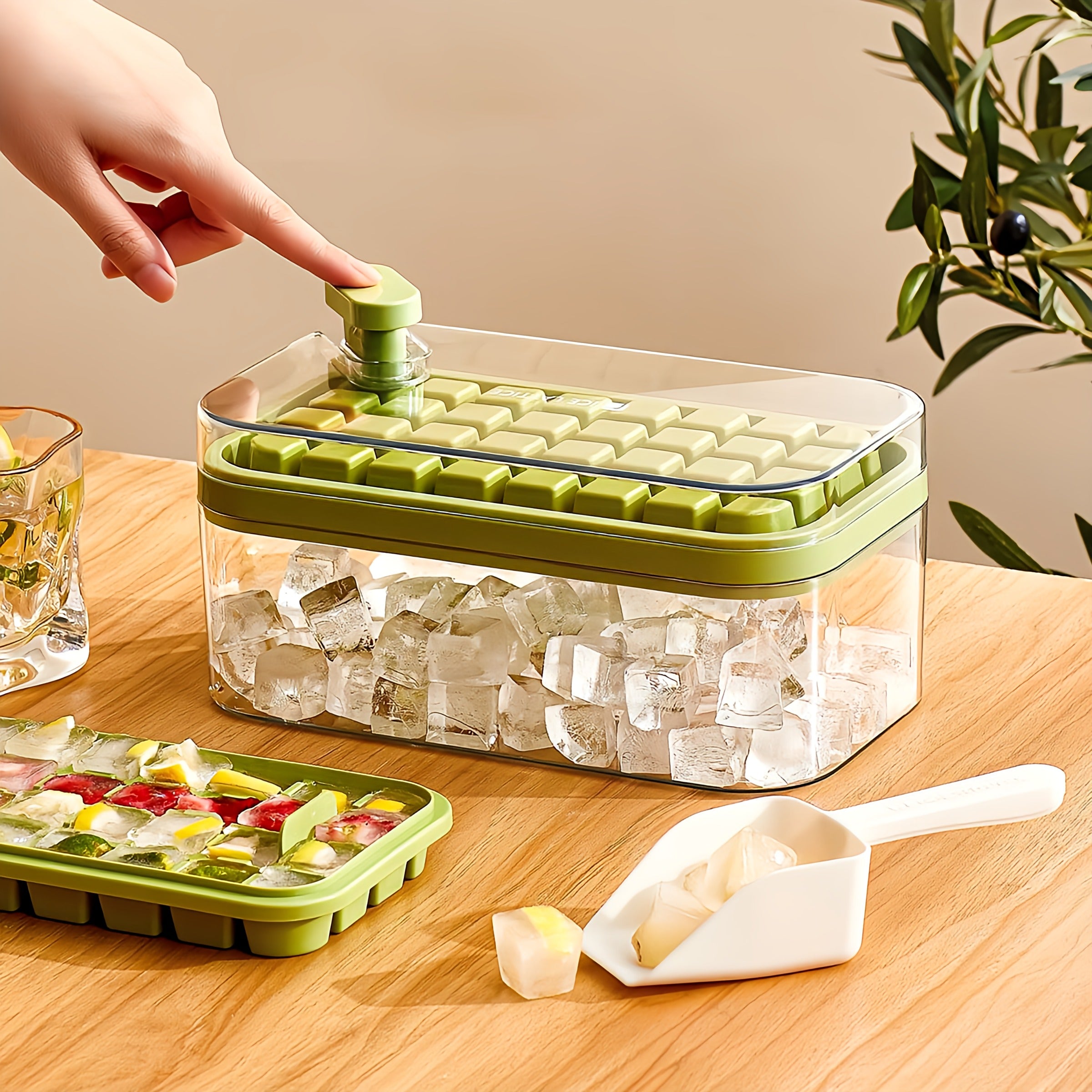 One Press Ice Mold Box