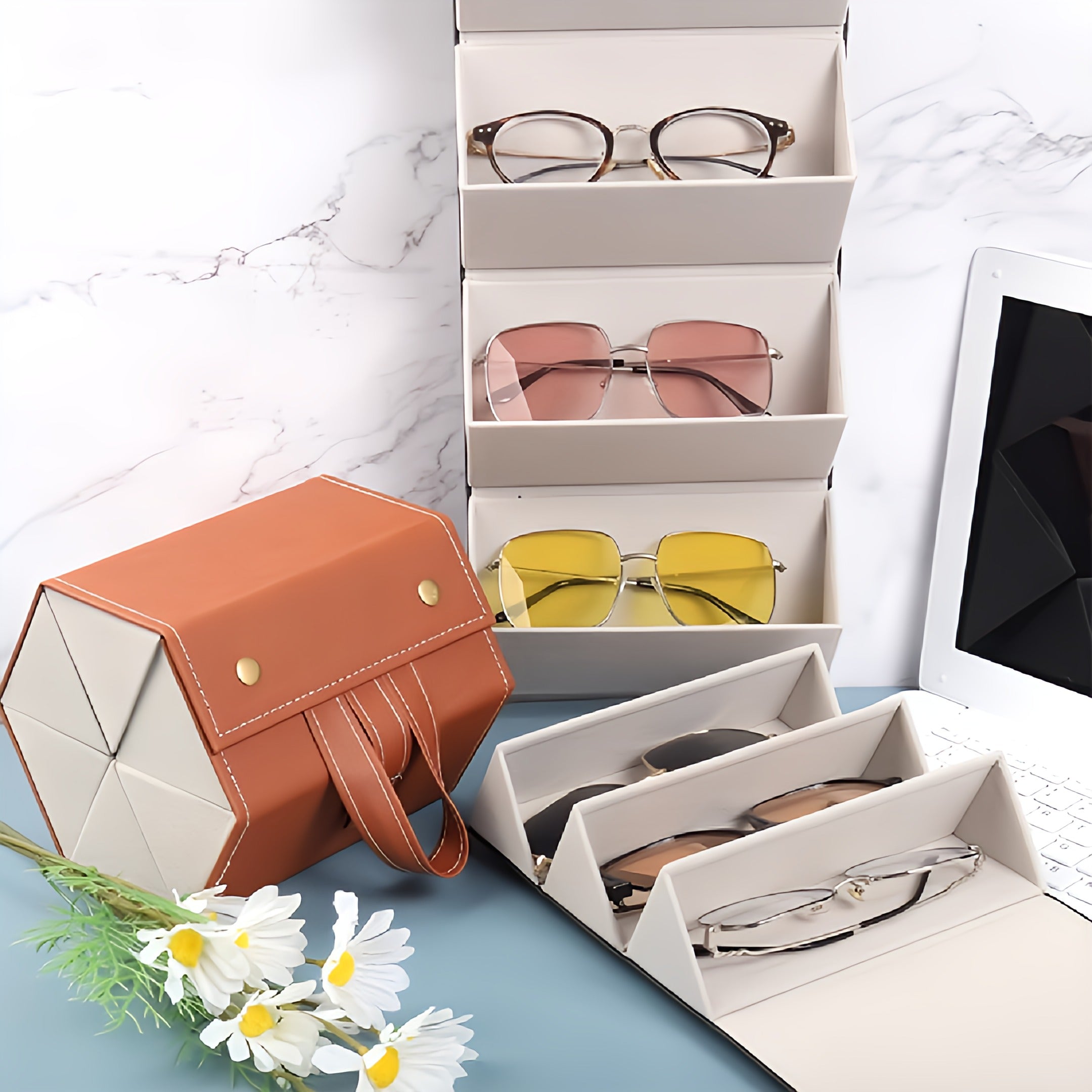 Foldable Glasses Storage