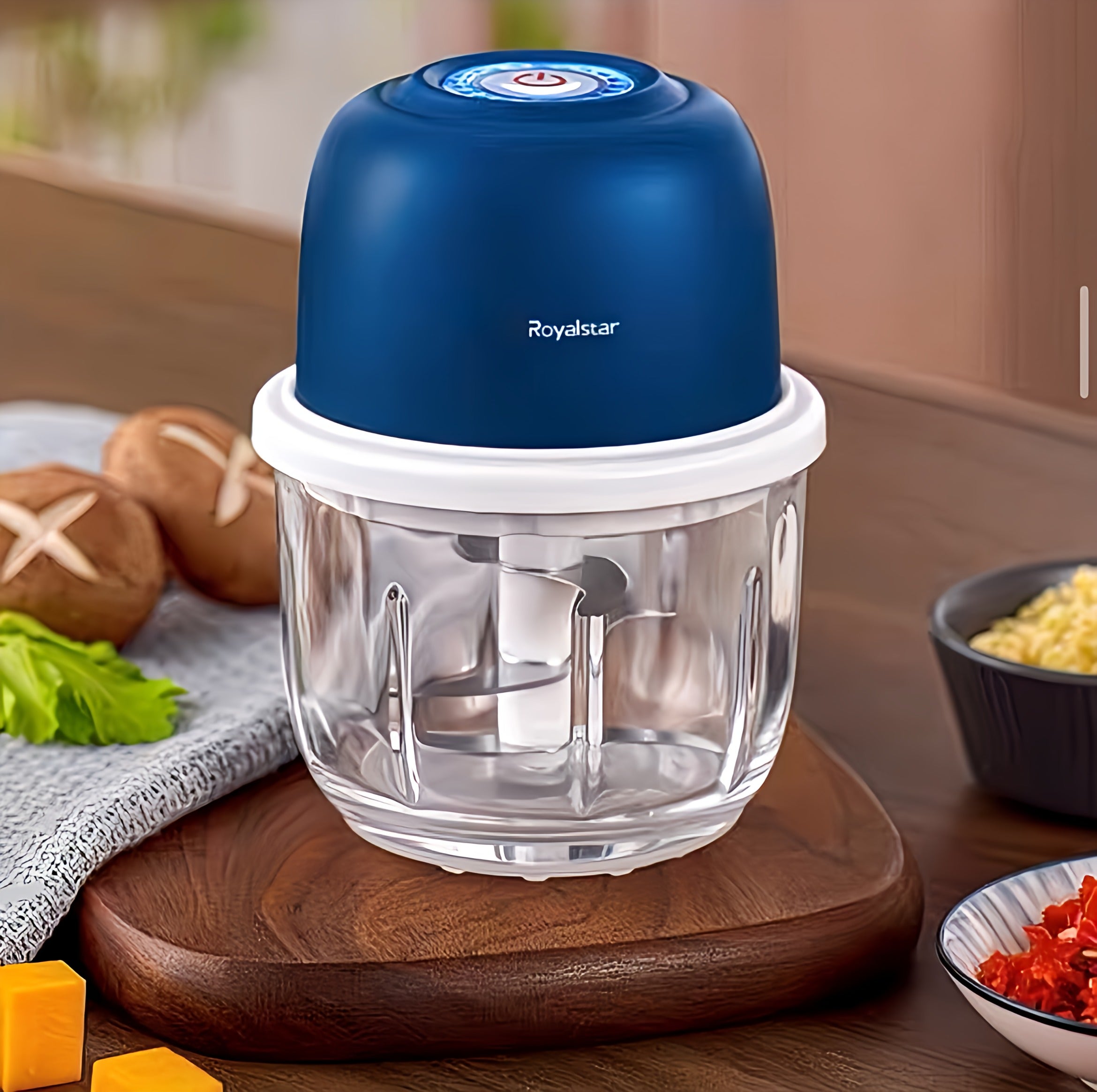 Rechargeable Mini Garlic Chopper/ Vegetable Chili Meat Grinder