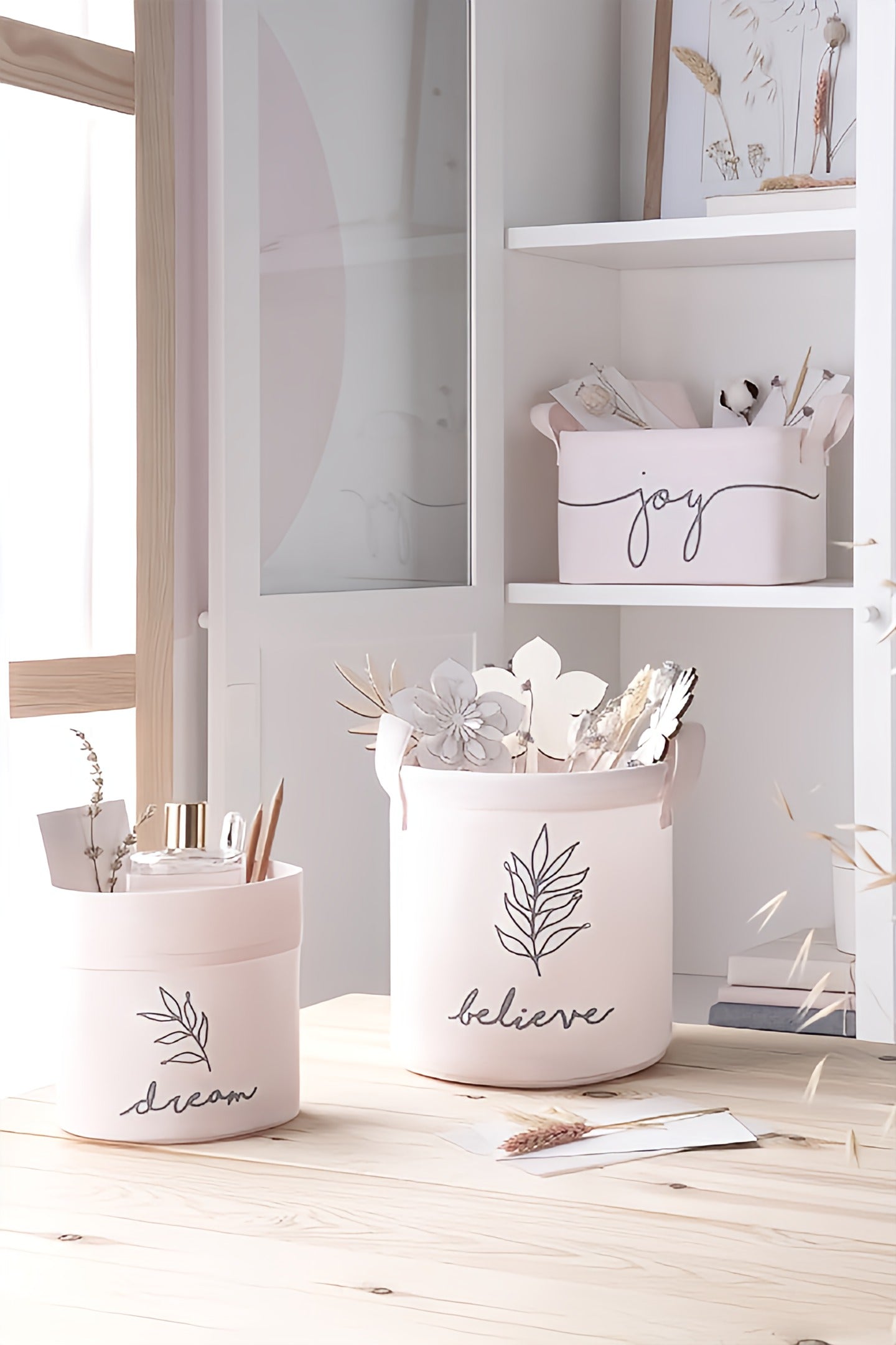 Pink Baskets Set