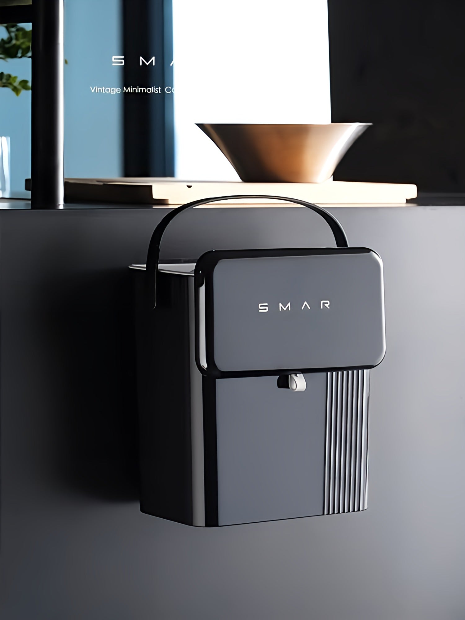 SMAR Hanging Trash Can for Kitchen and Bathroom