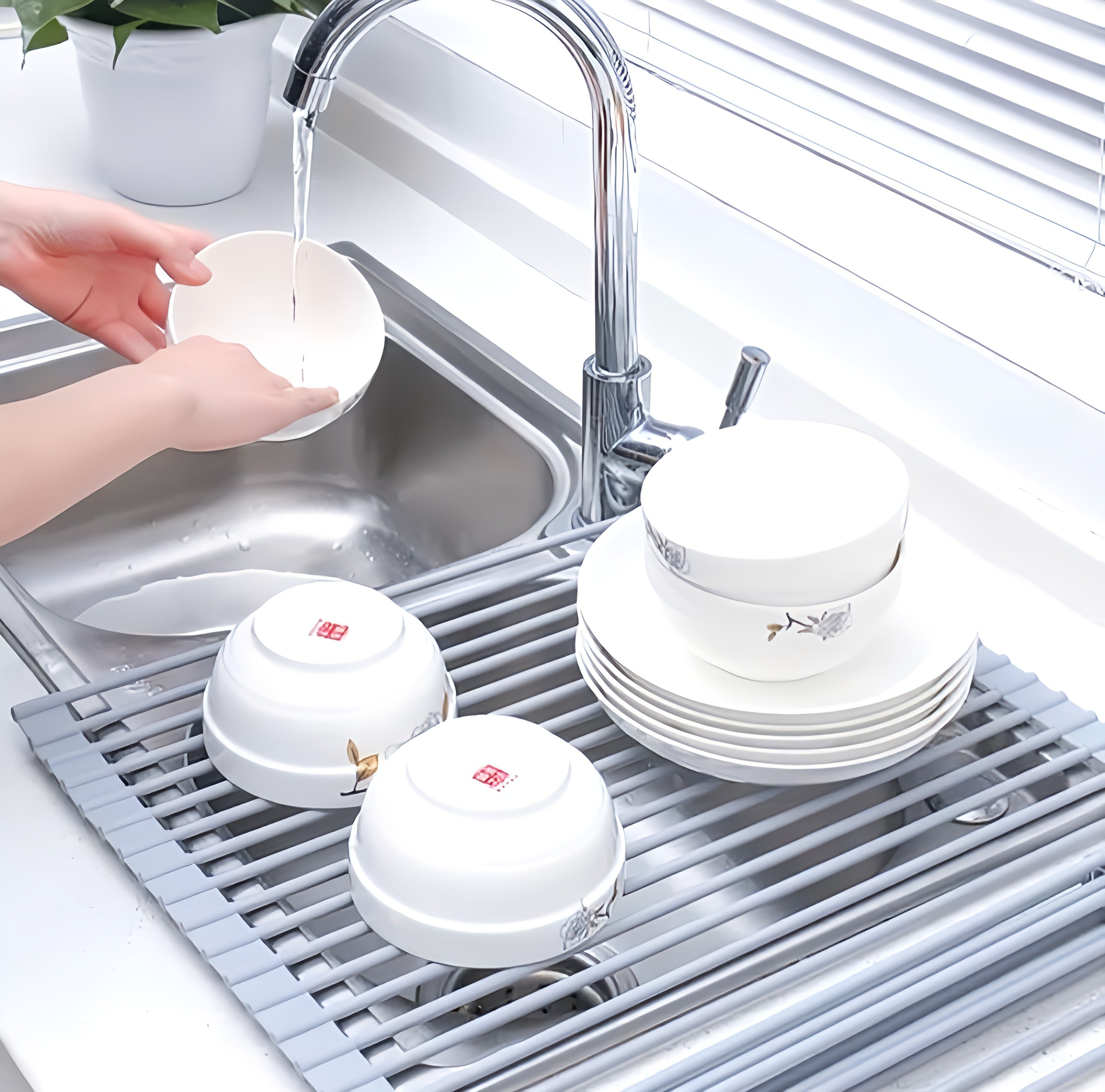 Foldable Dish Drying Rack