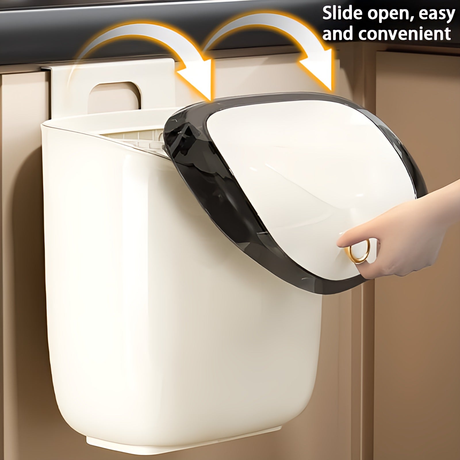 Trash Can for Kitchen and Bathroom