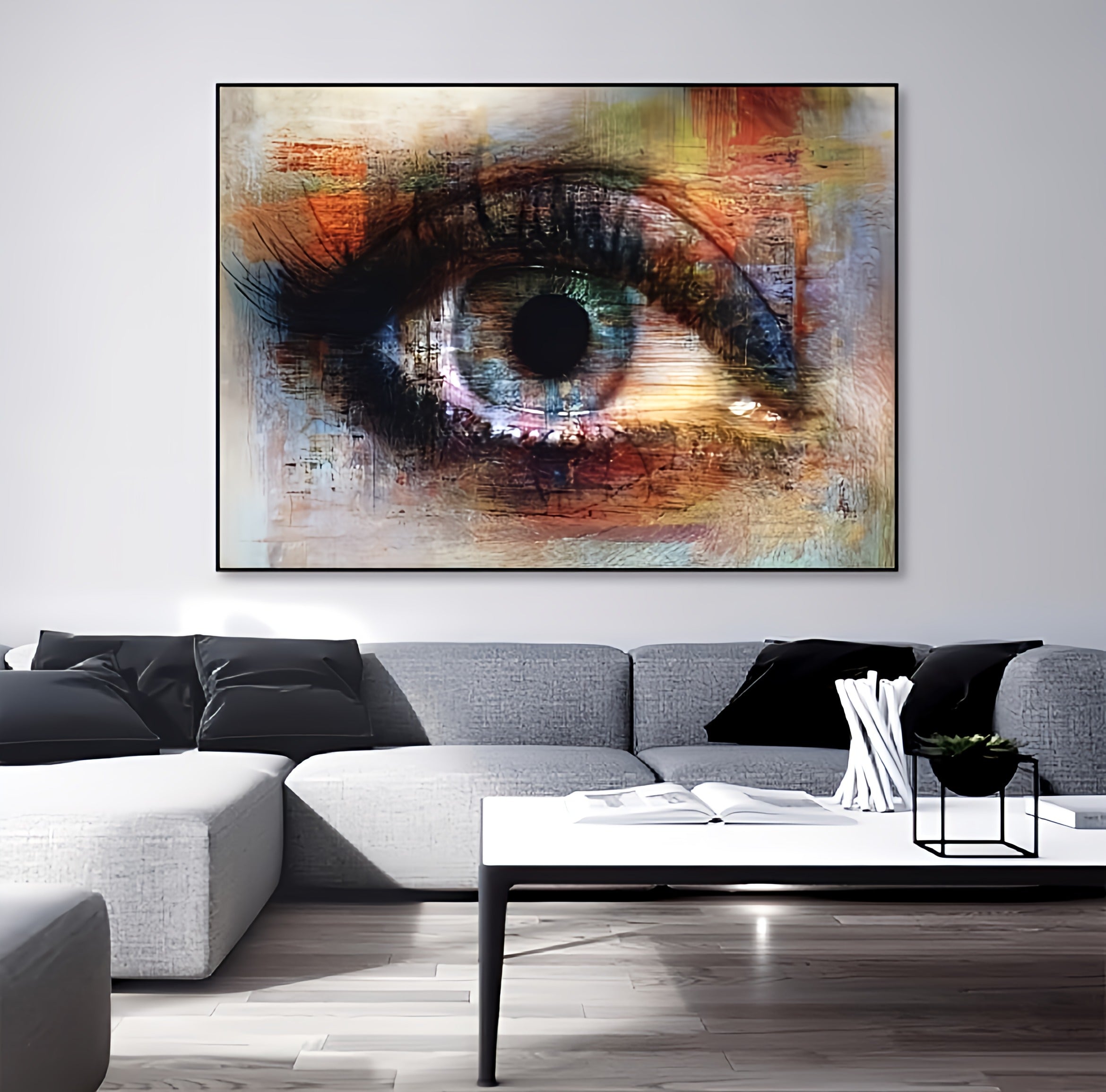 Abstract Eye Canvas