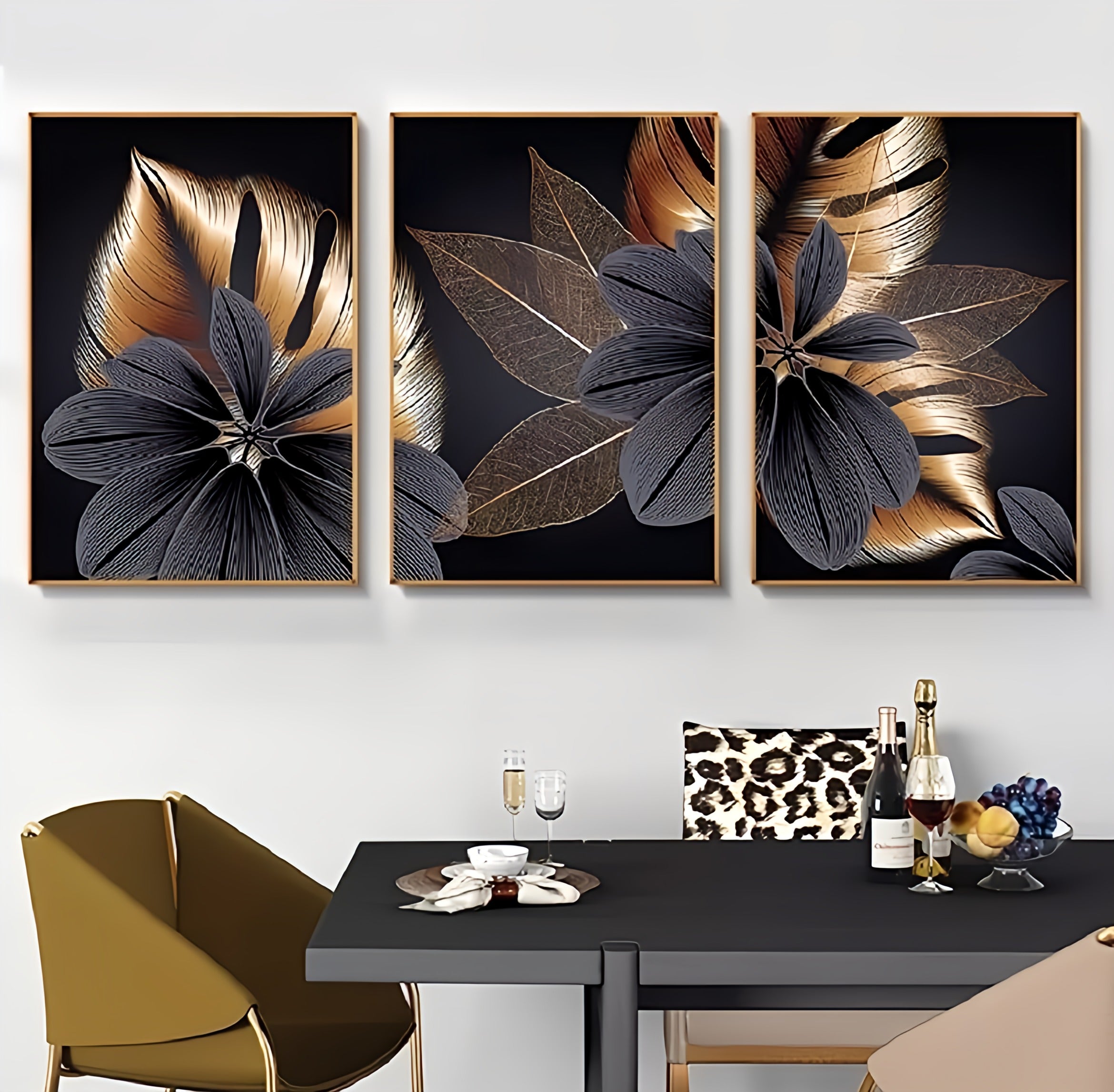 Golden Leaf Painting