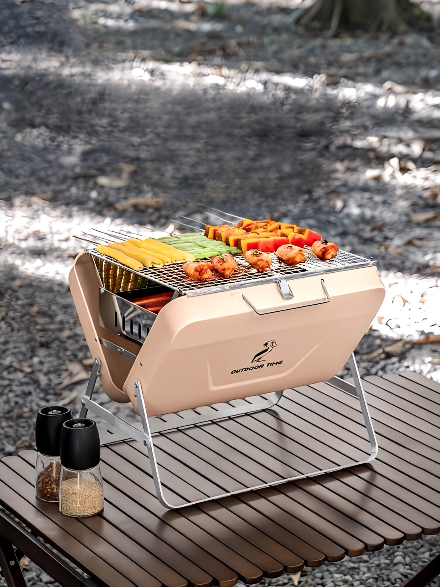 Foldable BBQ Stove