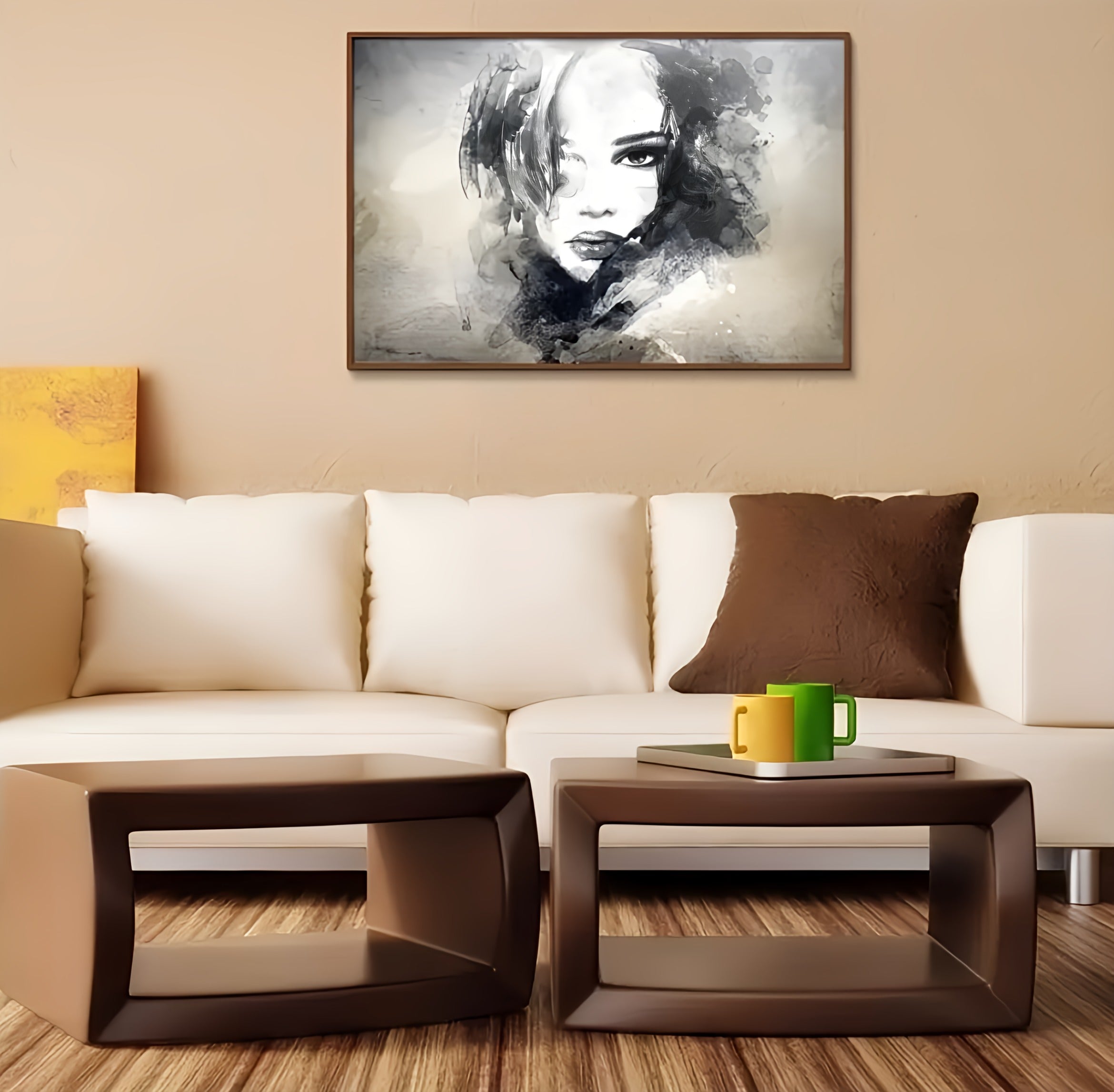 Faded Woman Painting