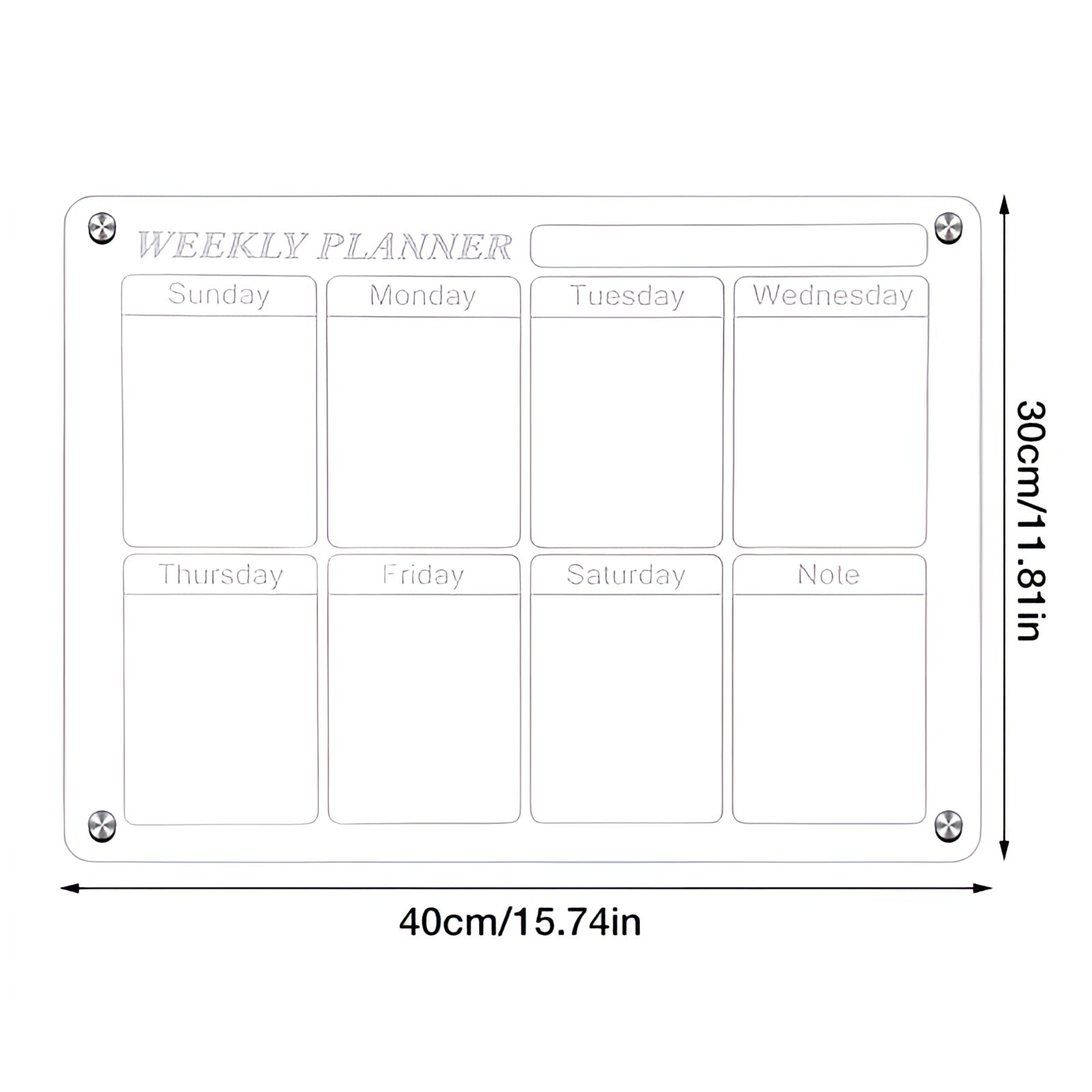 Magnetic Planner Board