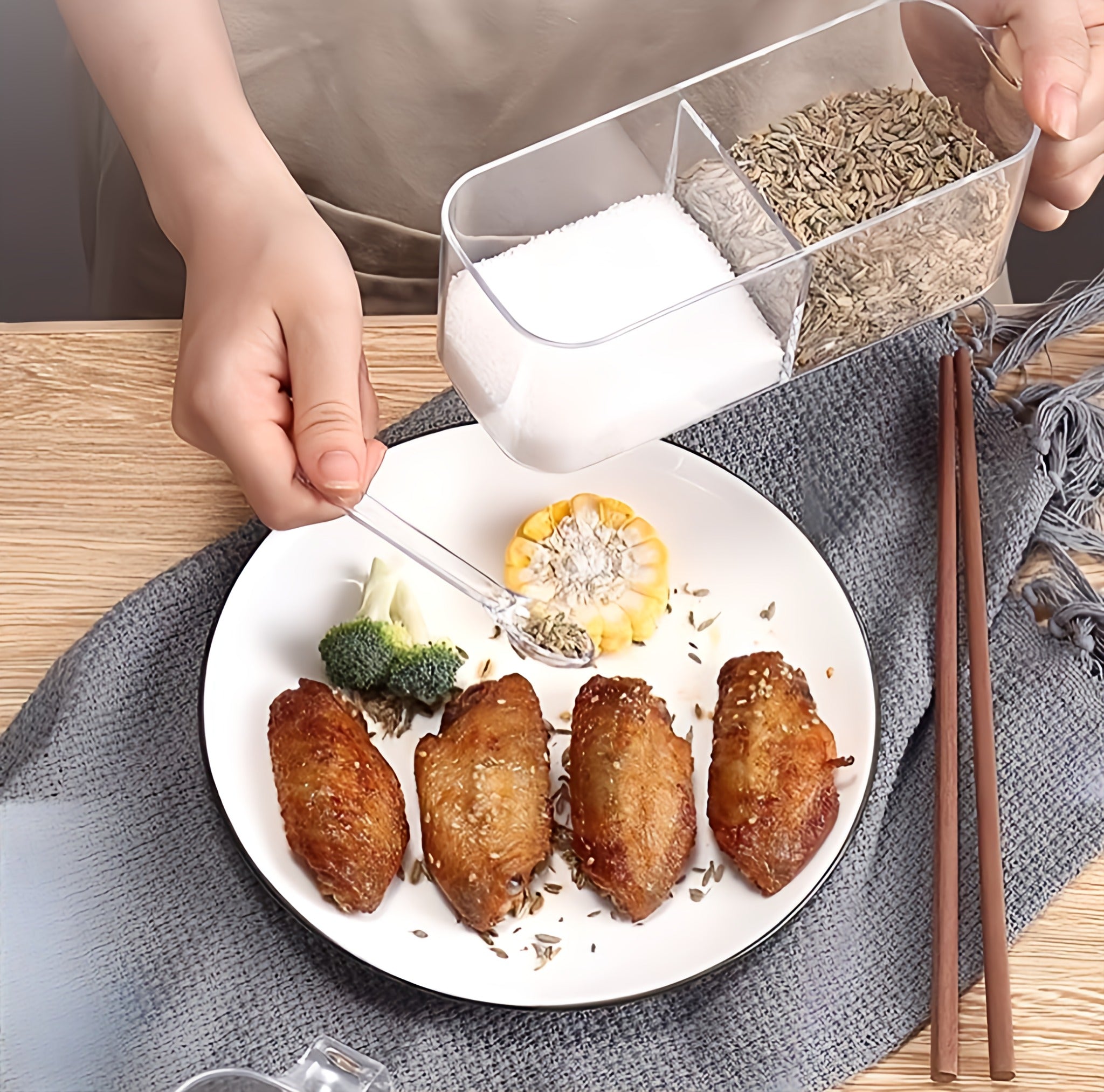 Ecoco Knife Holder Seasoning Organizer With Drawer