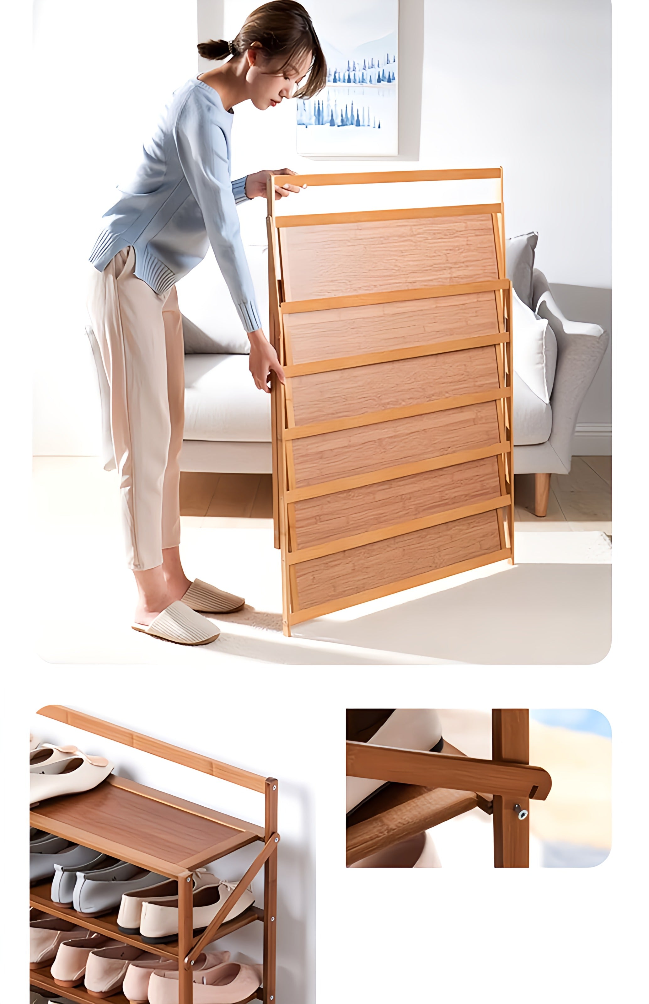 Foldable Shoes Rack