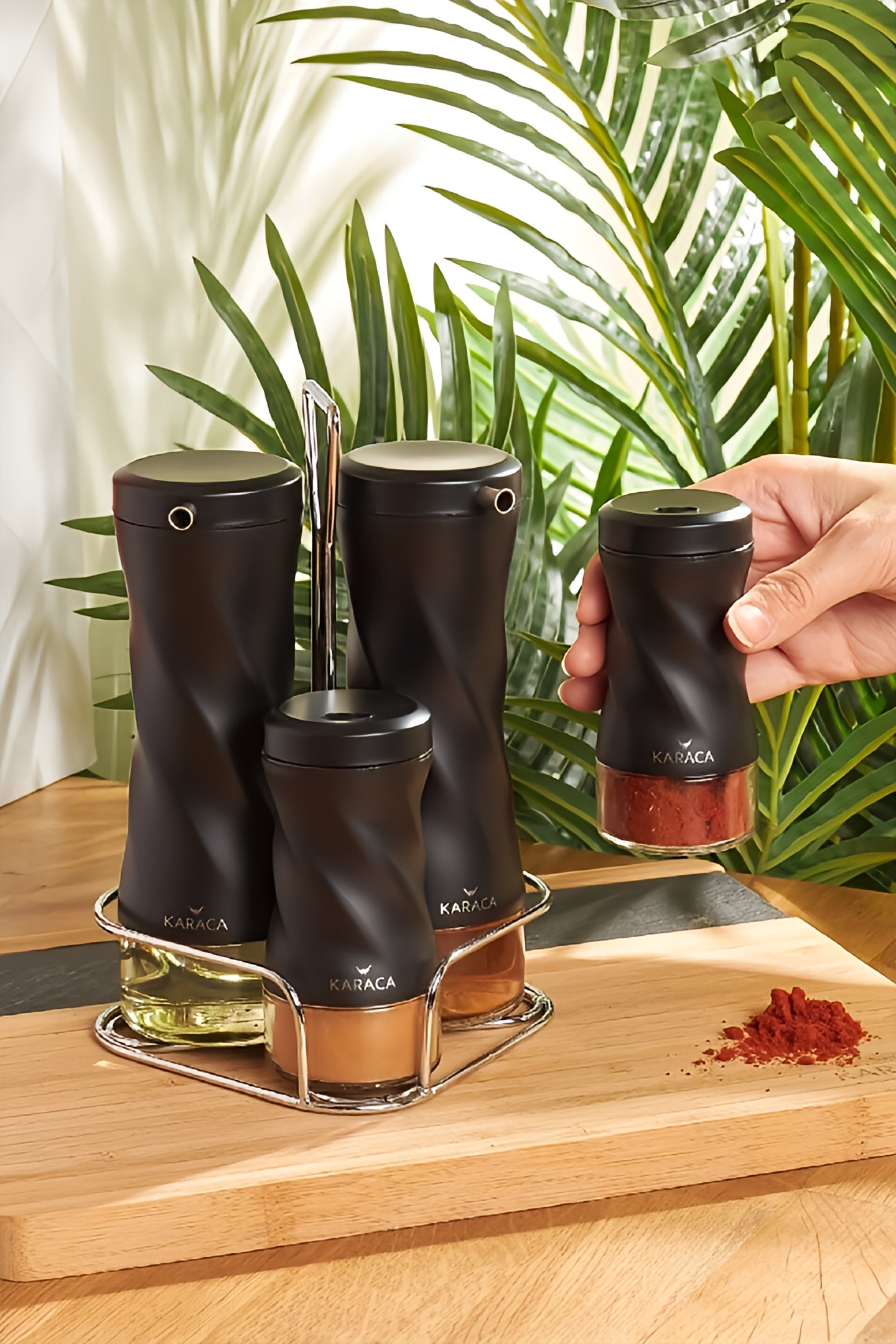 Black Salad Set