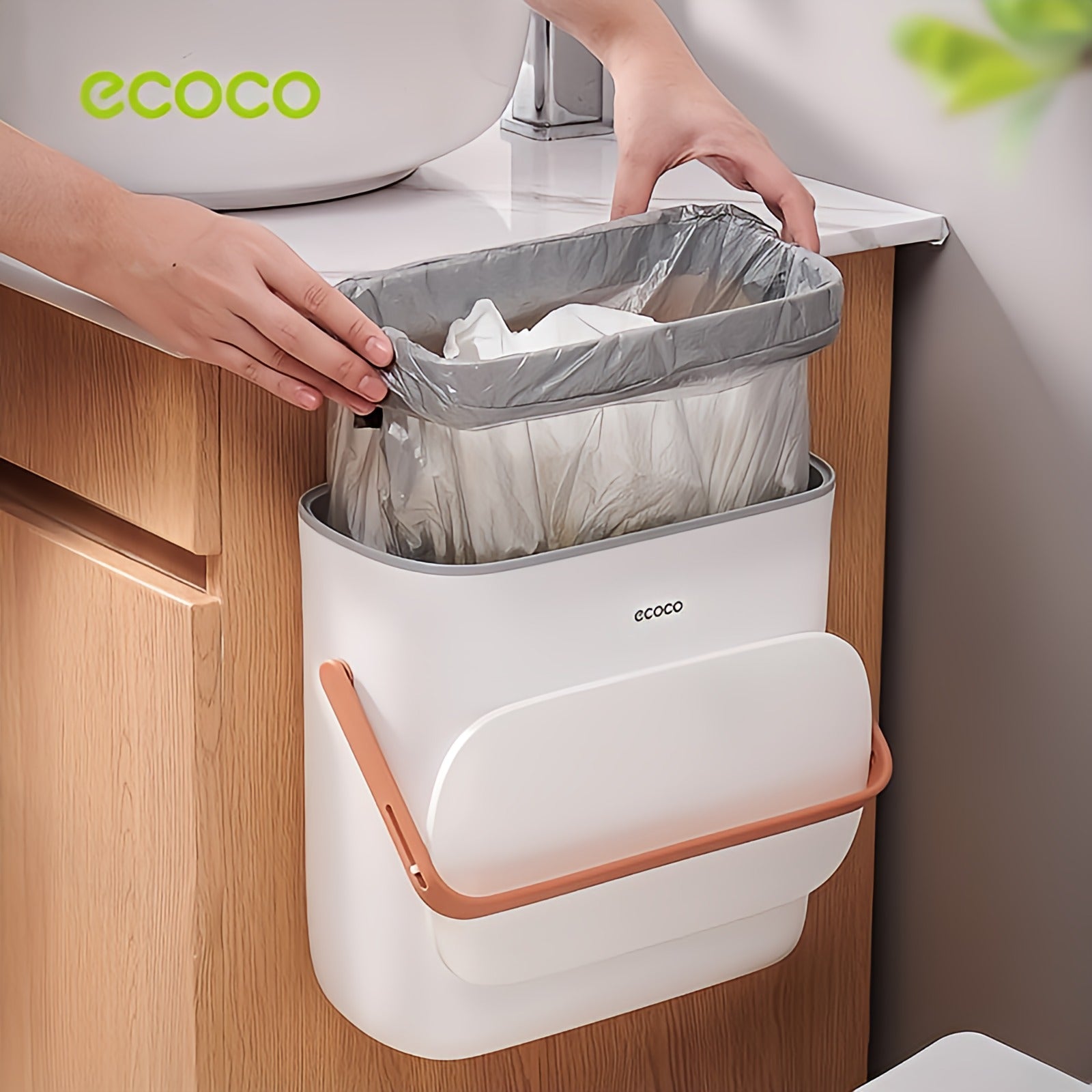 Ecoco Hanging Trash Bin