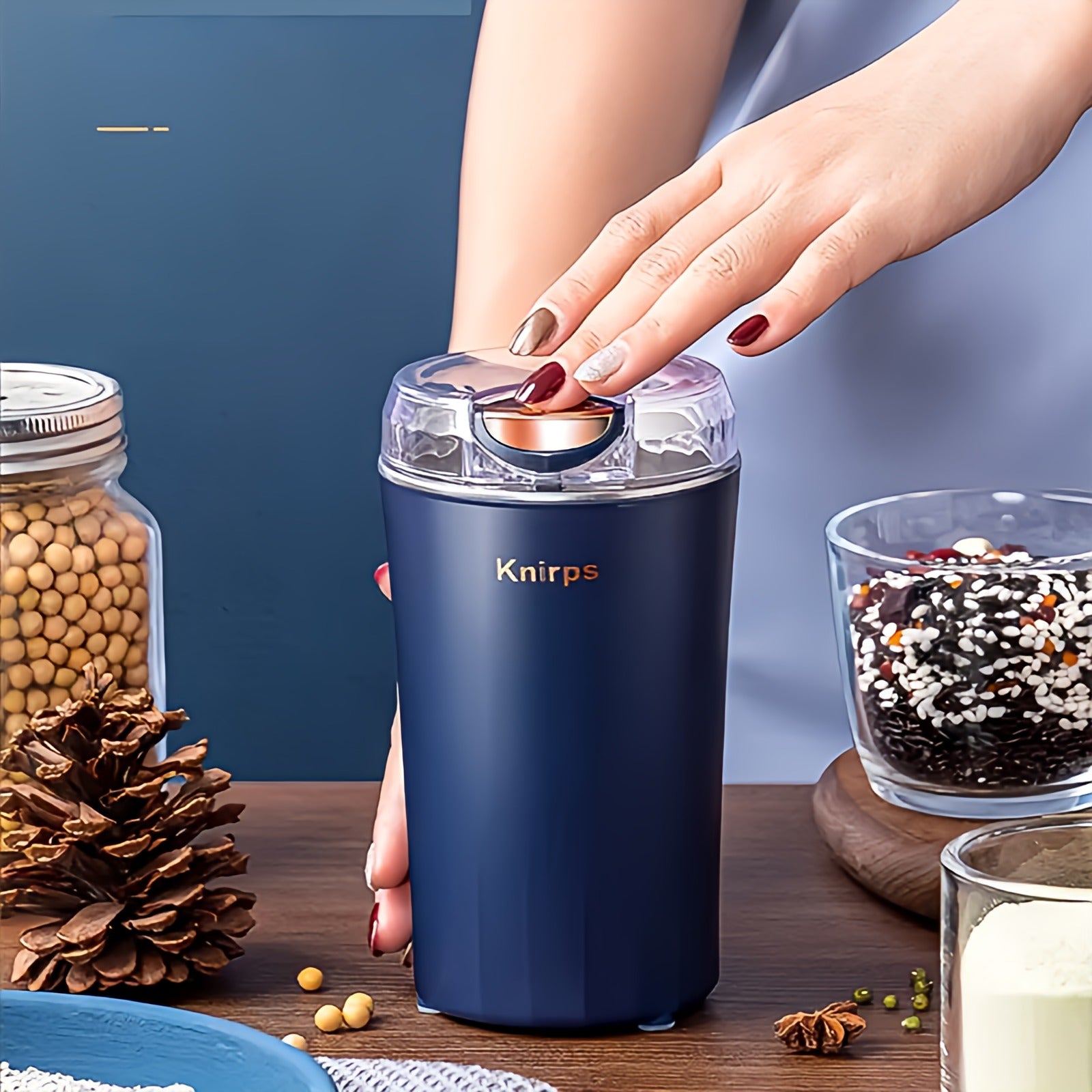 Stainless Steel Mini Beans Grinder
