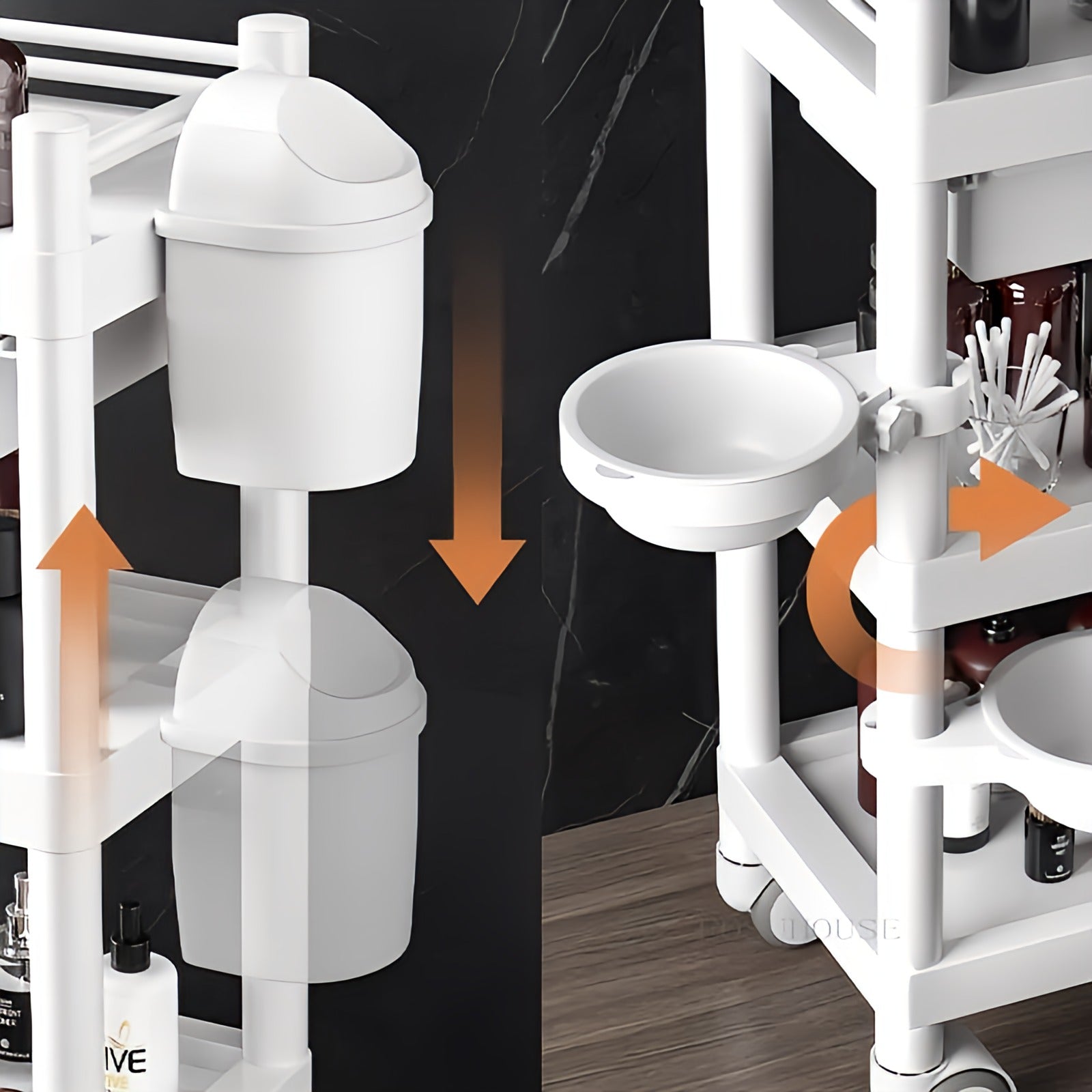 Beauty Salon Three Layers Trolley