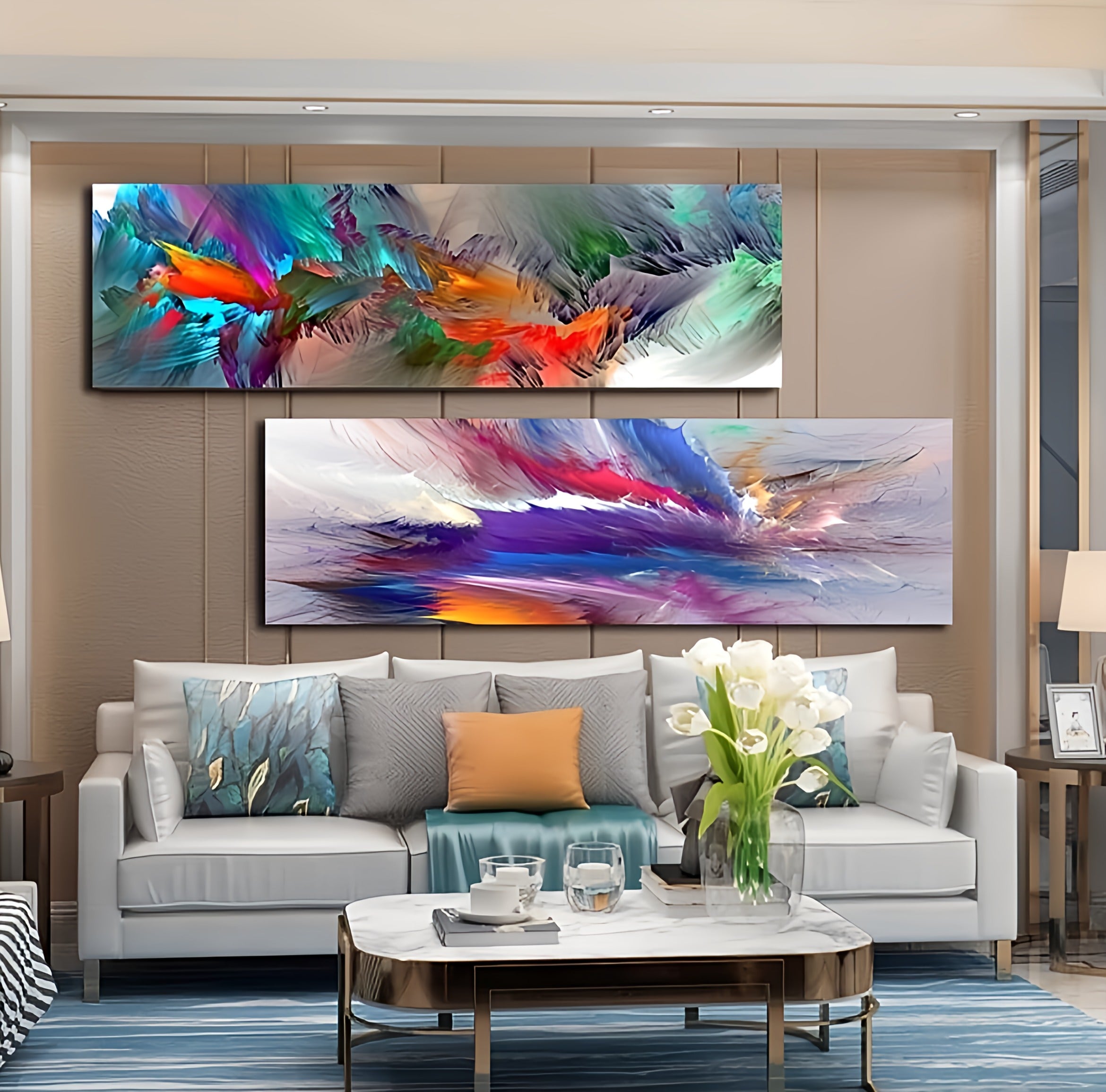 Abstract Cloud Painting