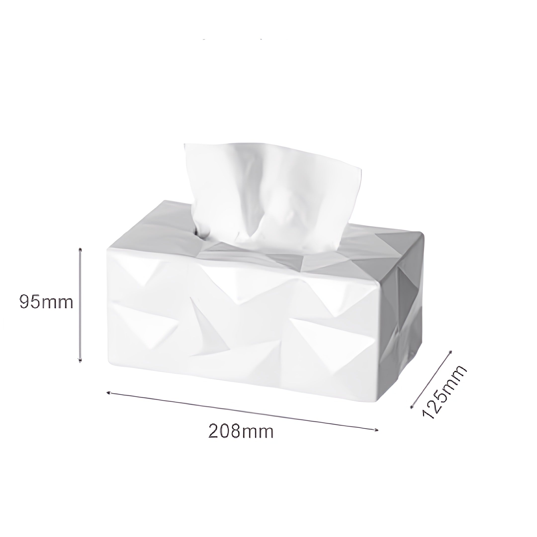 Modern Metal Tissue Box