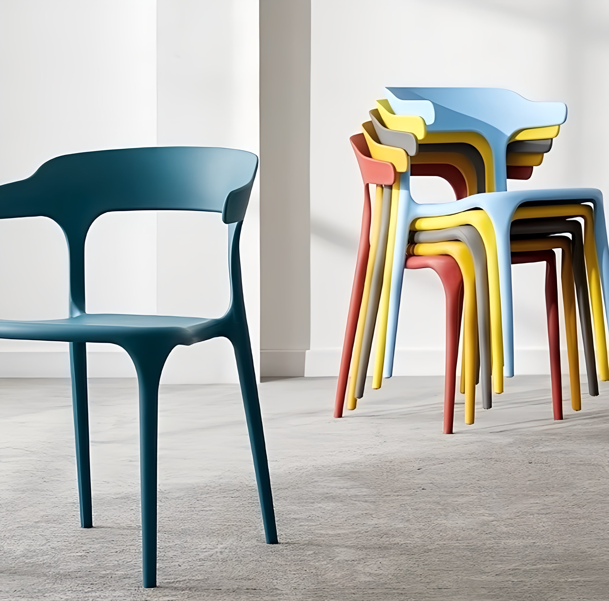 Unique colorful Chairs!
