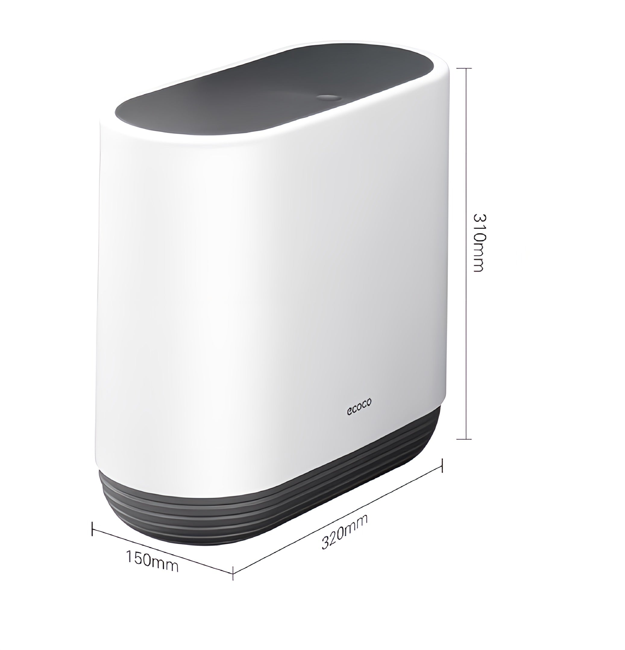 Ecoco Space Saver Trash Can