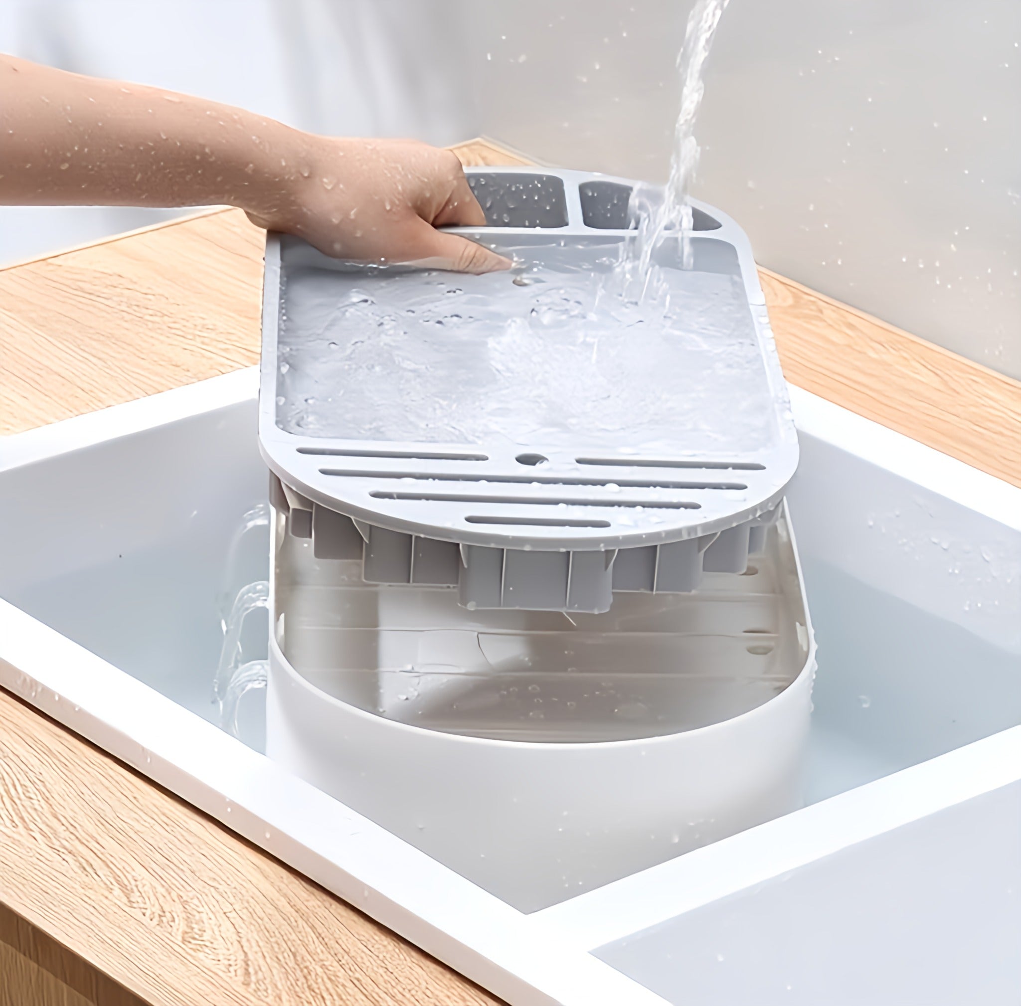 Ecoco Knife Holder Seasoning Organizer With Drawer