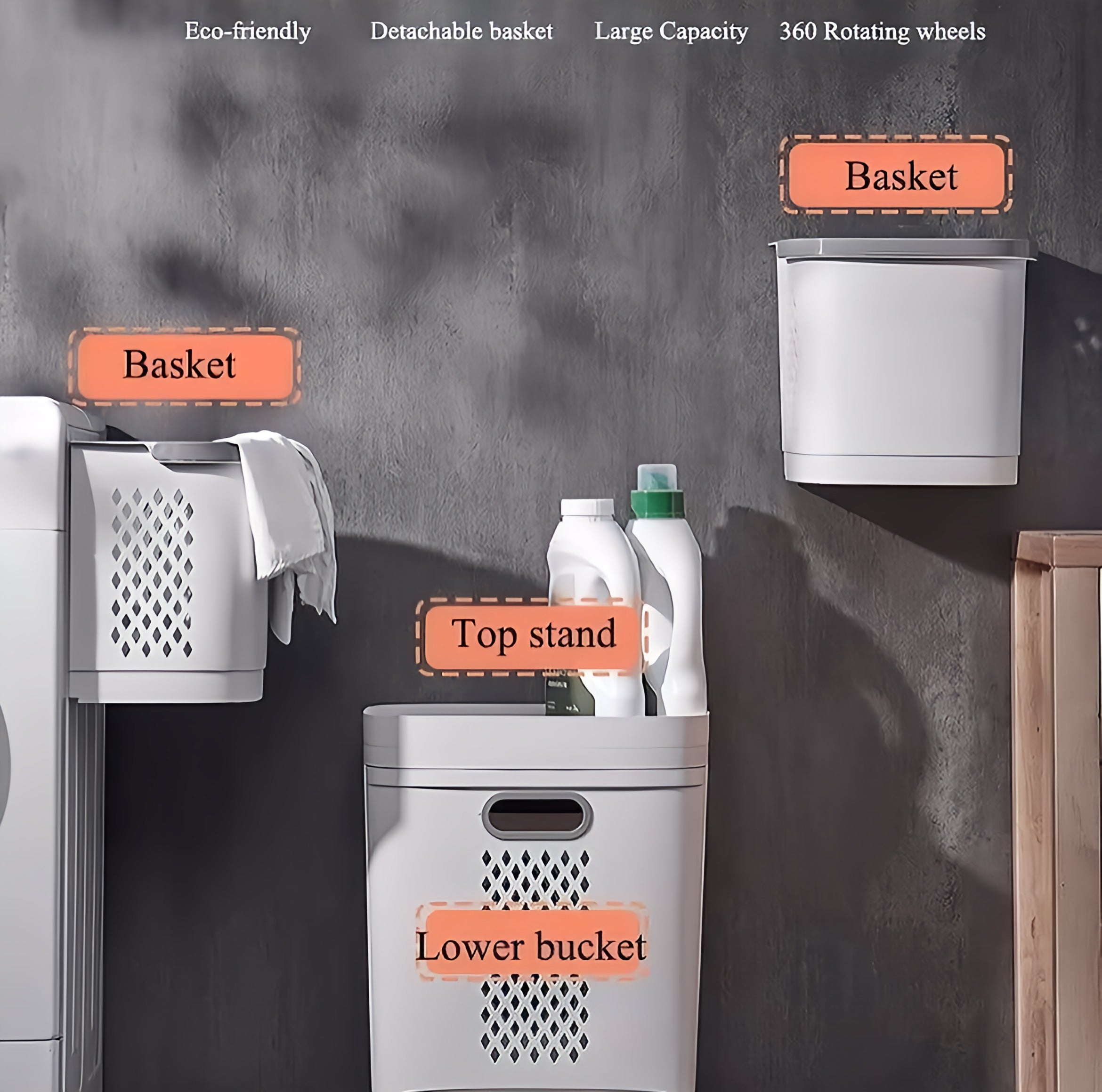 Detachable Laundry Basket
