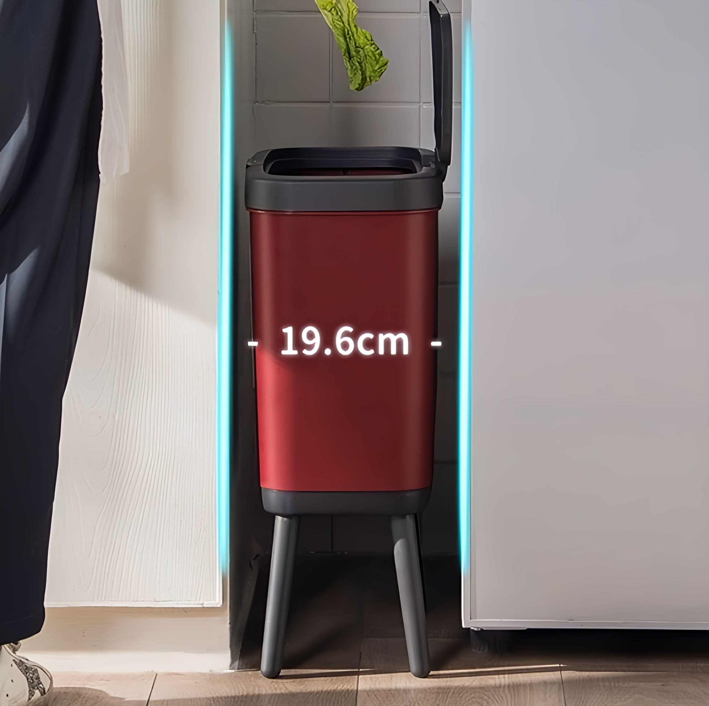 High-Foot Trash Bin