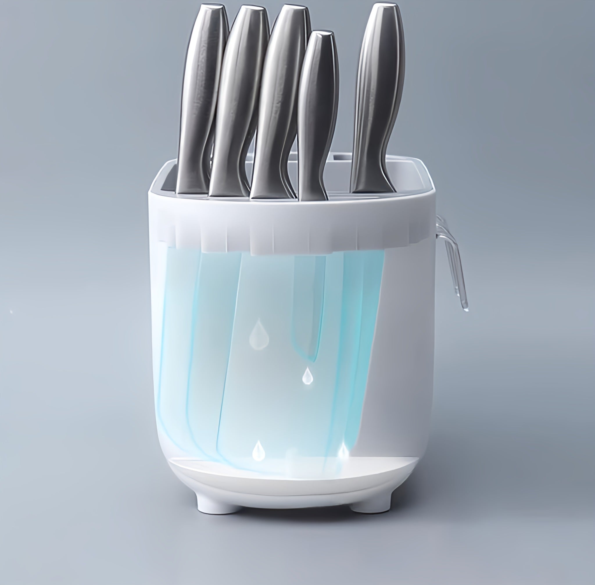 Ecoco Knife Holder Seasoning Organizer With Drawer