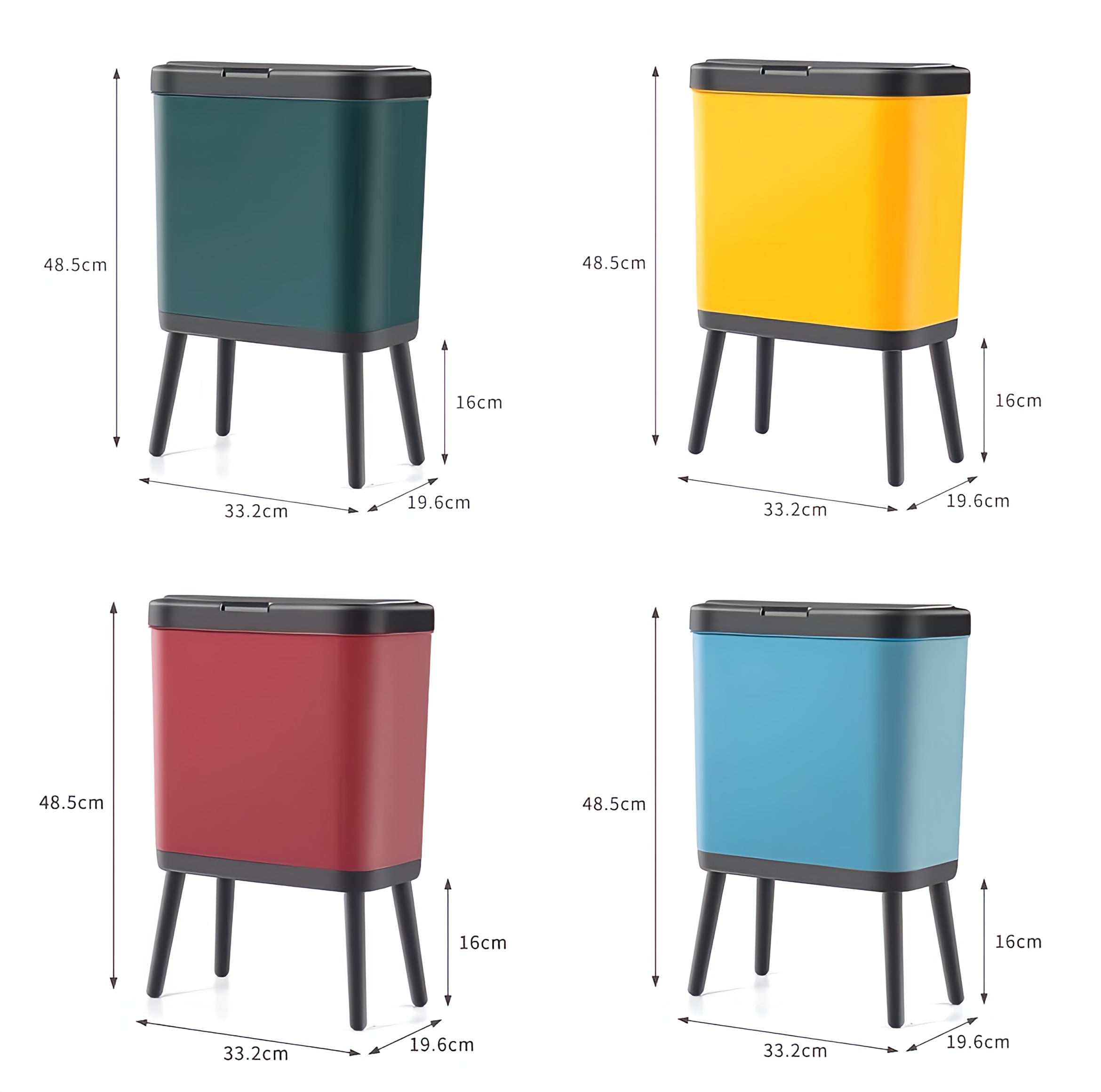 High-Foot Trash Bin
