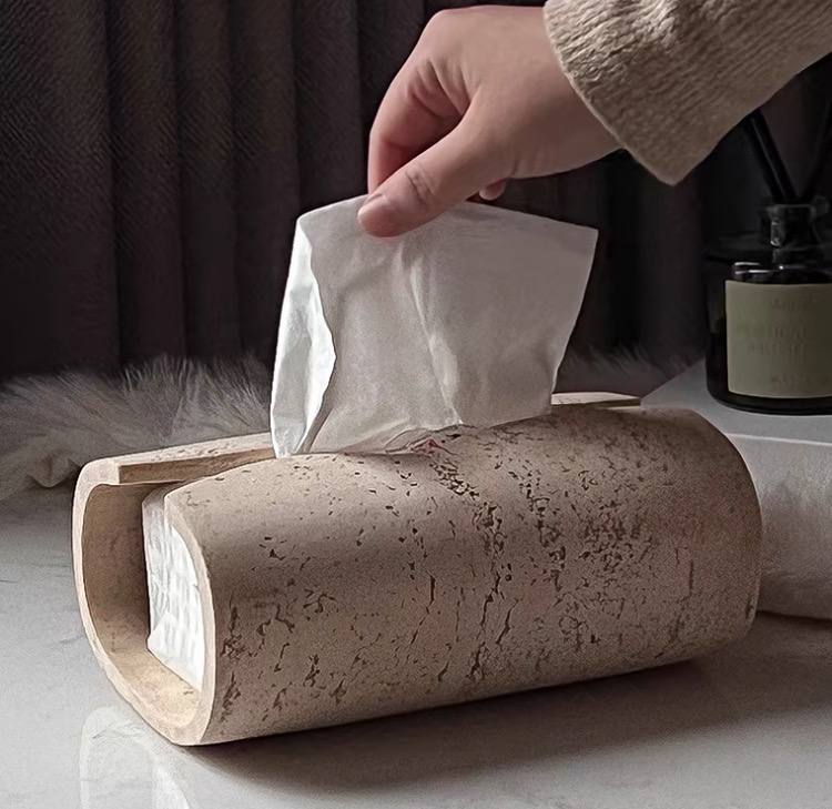 Marble Tissue Box