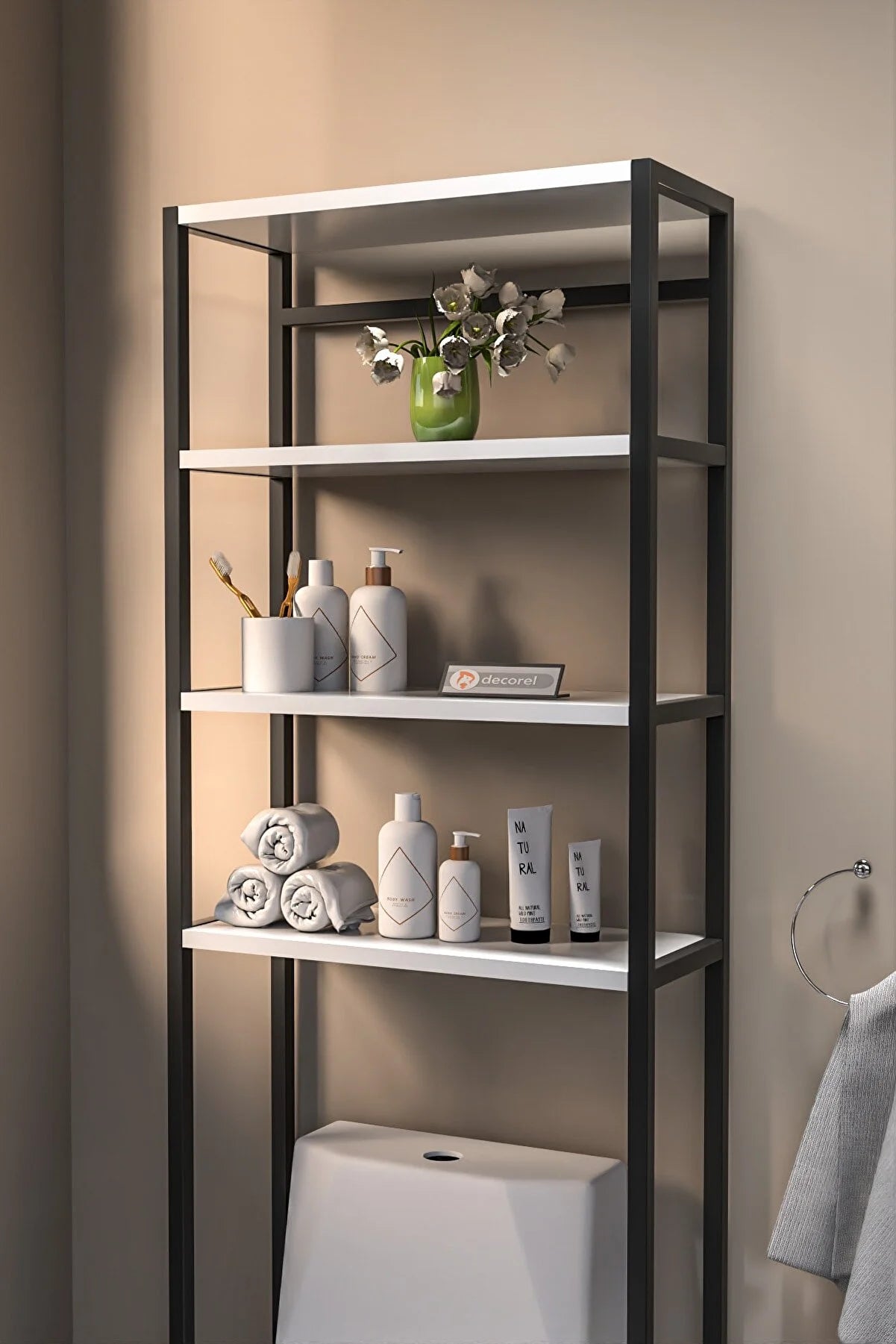 Mounted Toilet Seat Organizer