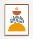 Geometric Pattern Illustration Poster