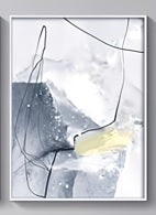 Watercolor Line Prints Art Posters