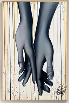 Hand in Hand Wall Painting