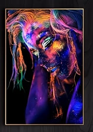Colorful Woman Canvas