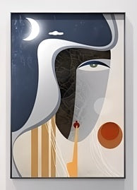 Modern abstract geometric wall art