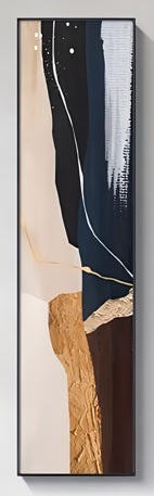 Abstract Gold foil Canvas