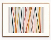 Geometric Pattern Illustration Poster